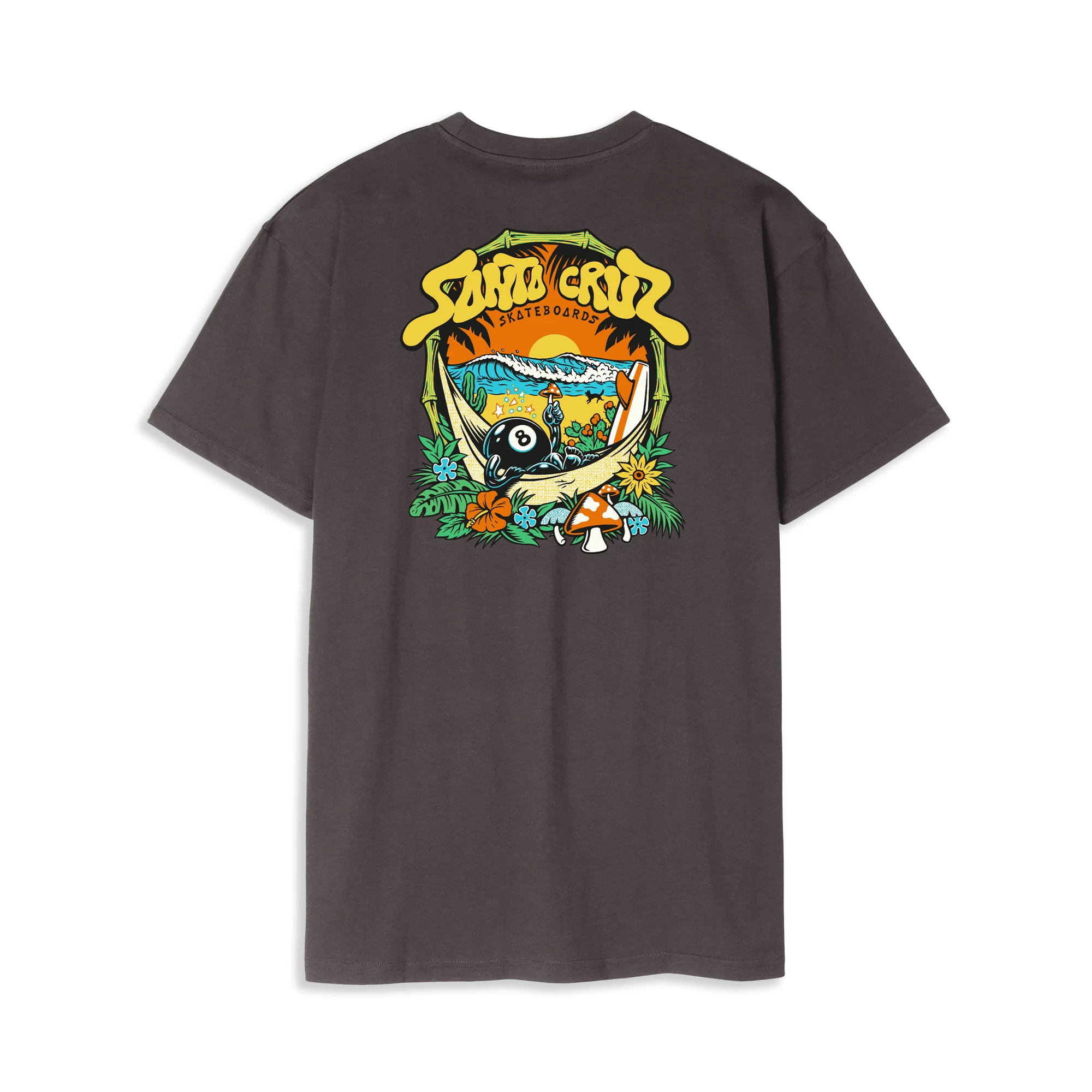 Santa Cruz Winkowski 8Baller Trip T-Shirt Washed Black