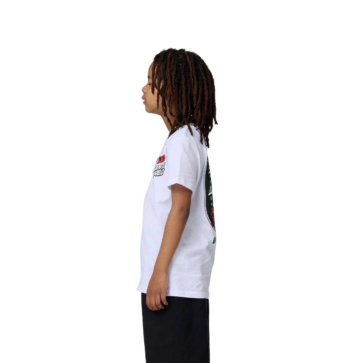 Santa Cruz Youth Pit Cruz T-Shirt Tee White - Image 3