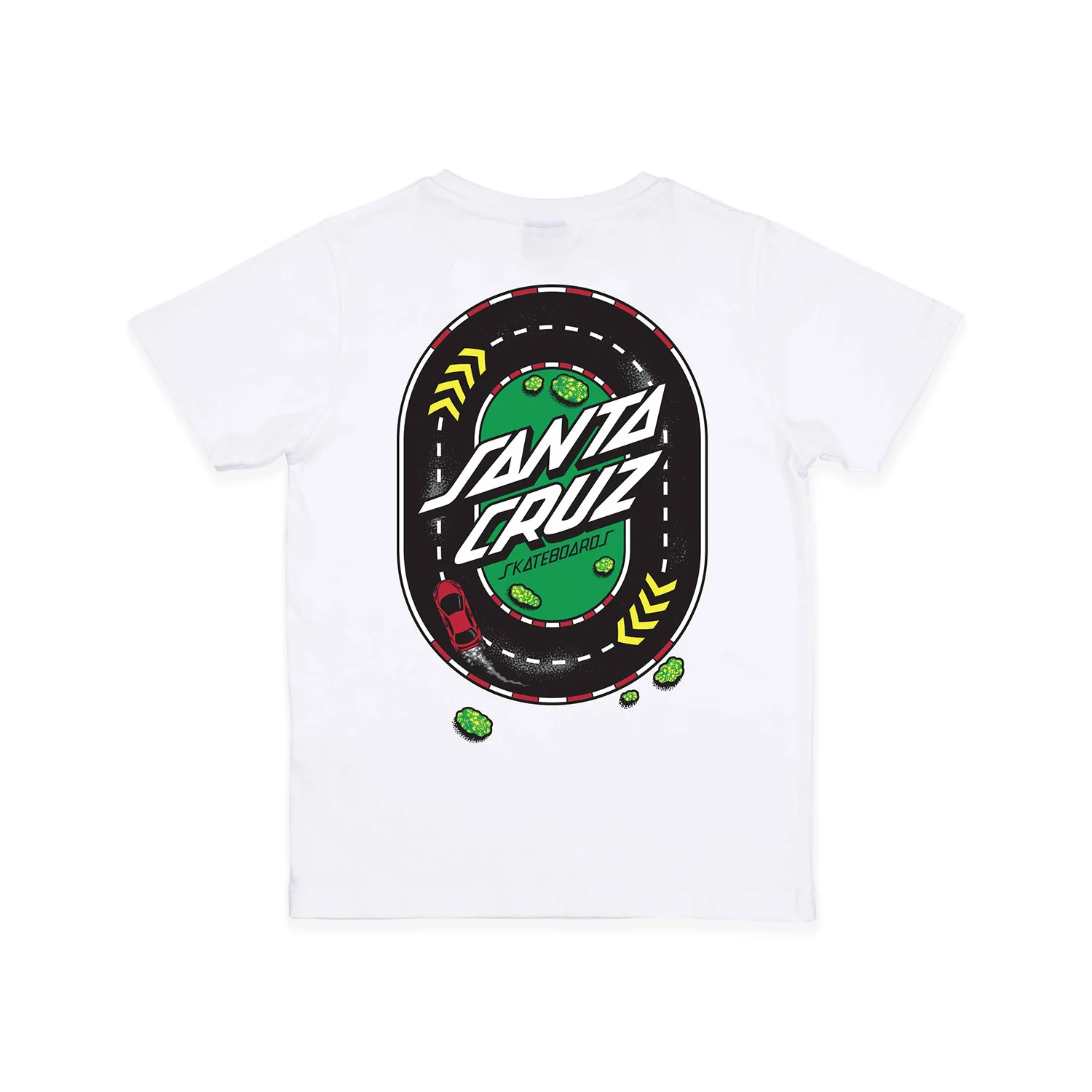Santa Cruz Youth Pit Cruz T-Shirt Tee White - Image 5