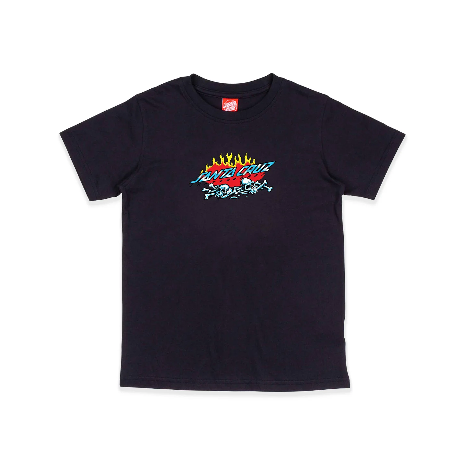 Santa Cruz Youth Salba Voodoo Pit Front Tee Black