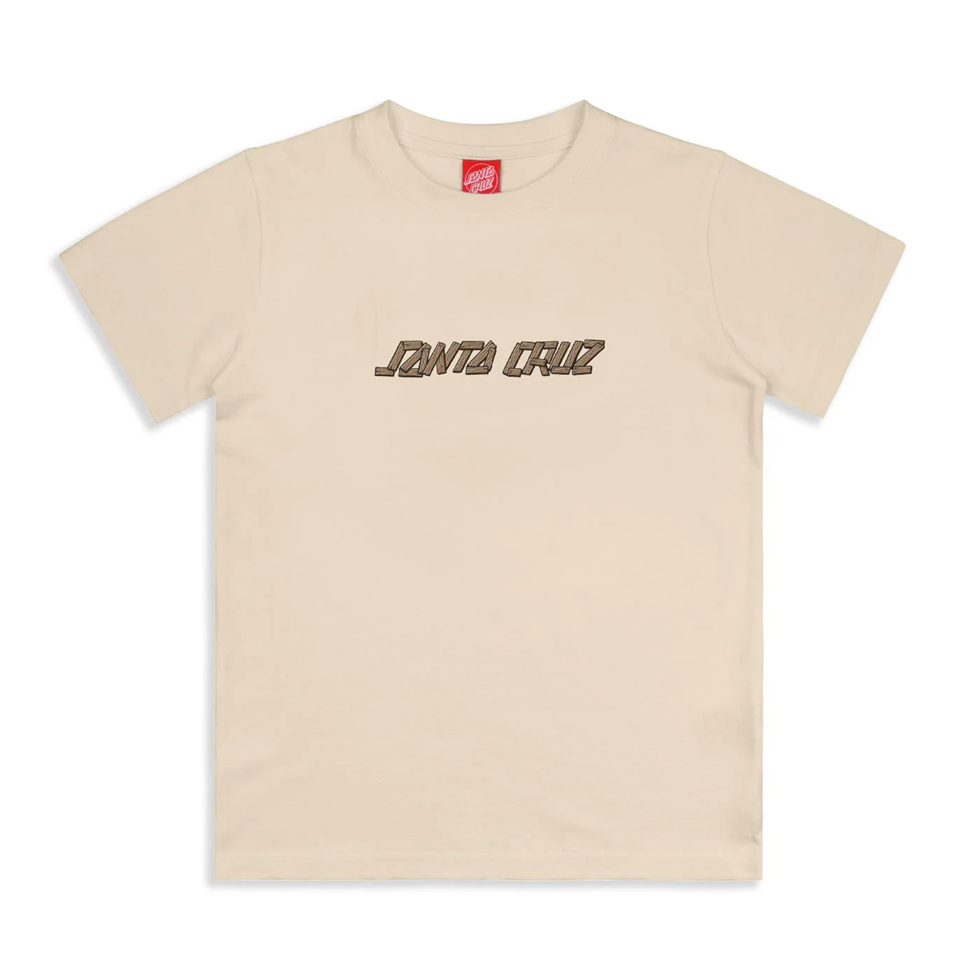 Santa Cruz Youth Screaming Grizzly Tee Chalk - Image 2