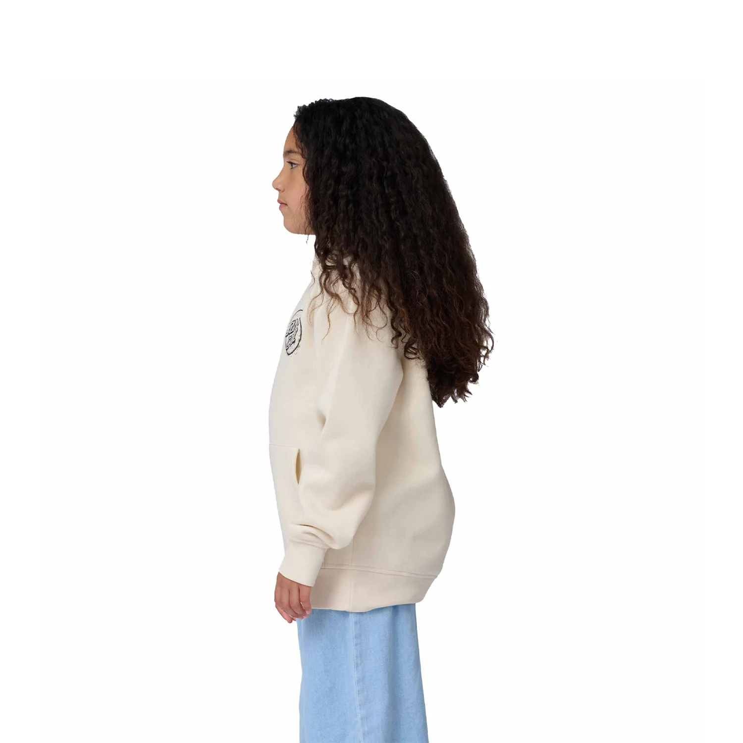 Santa Cruz Youth Stamped Opus Camo Hoodie Chalk - Image 3