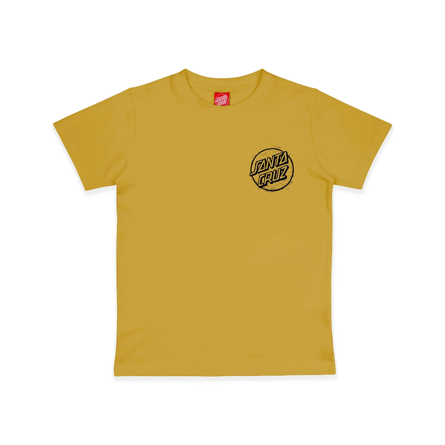 Santa Cruz Youth Stamped Opus Camo Tee Mustard - Image 2