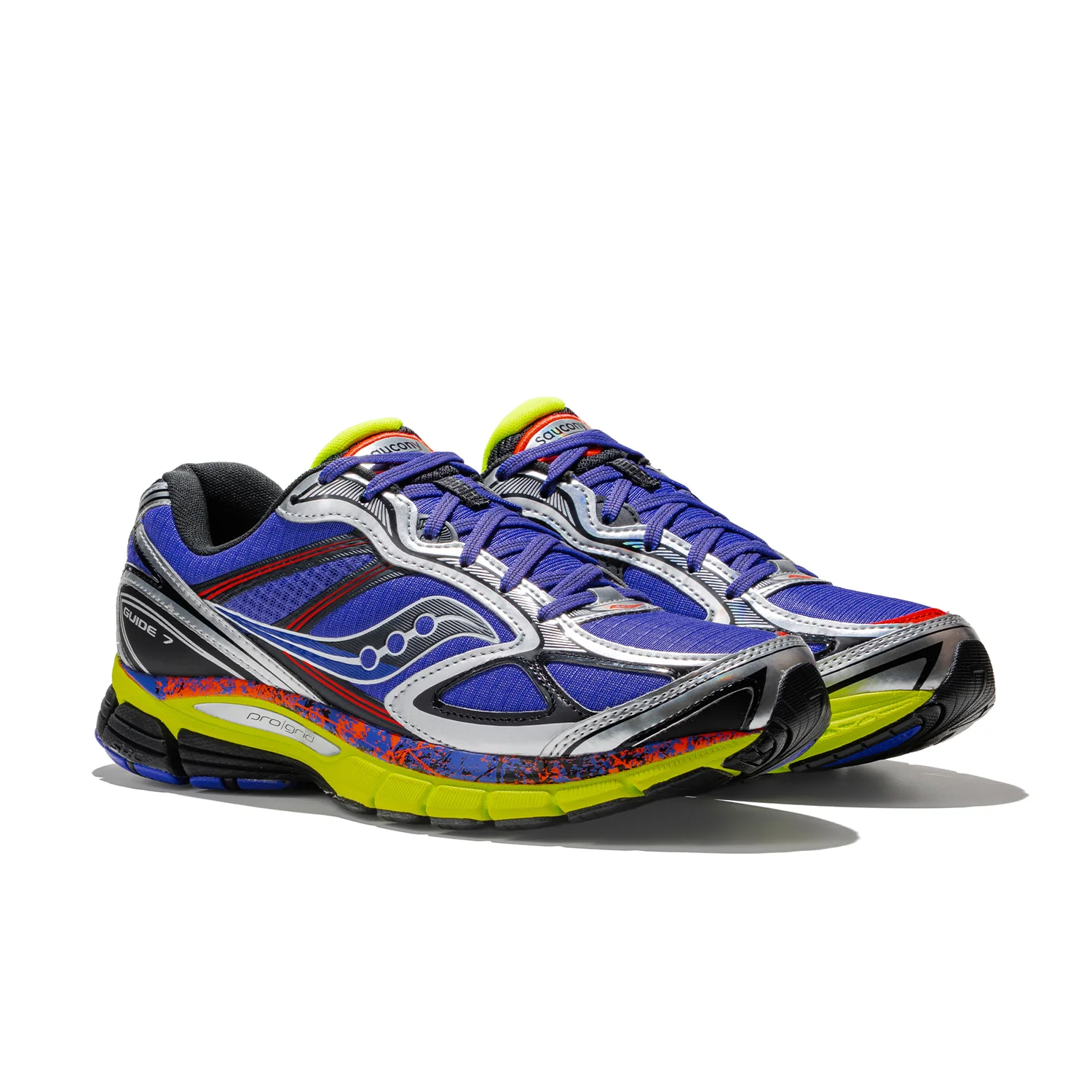 Saucony Progrid Guide 7 Purple/Citron - Image 3