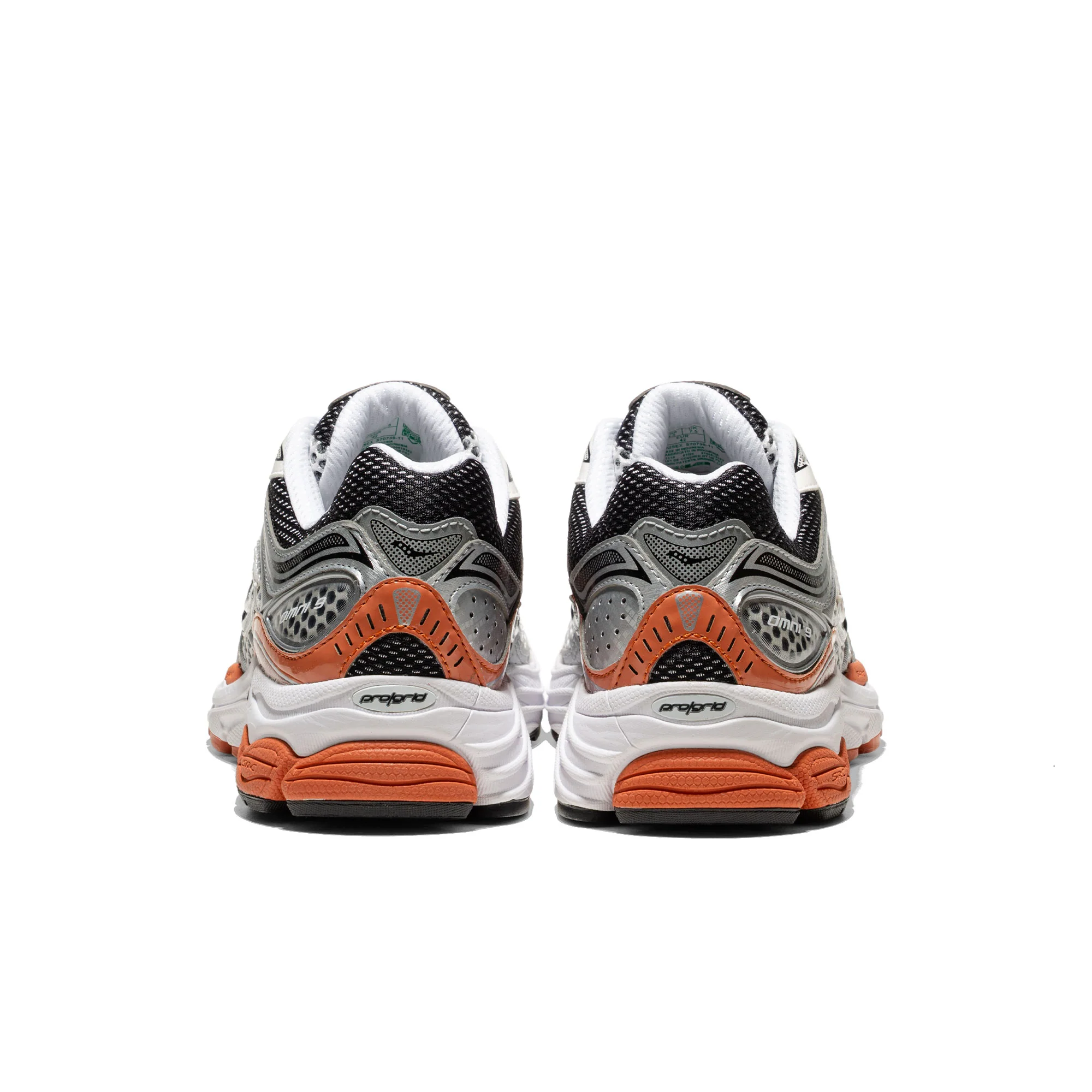 Saucony Progrid Omni 9 Silver/Orange - Image 4