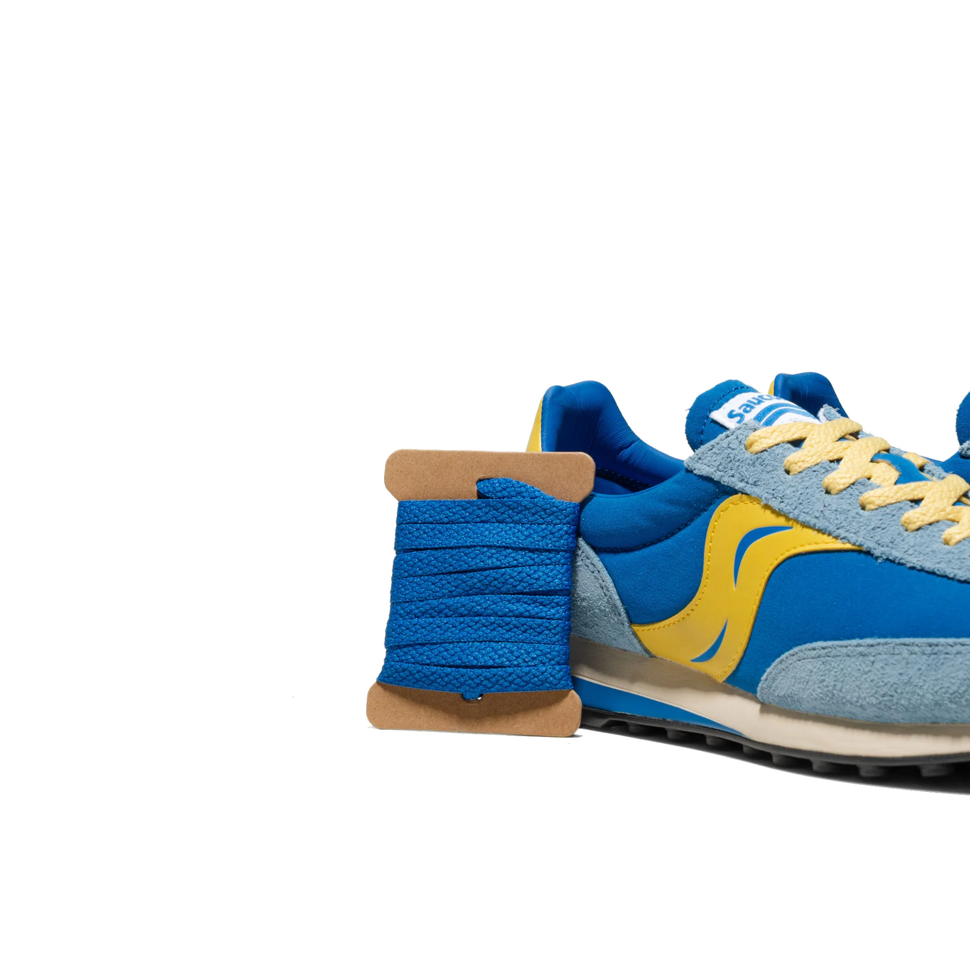Saucony Trainer 80 Original Blue/Mustard - Image 4