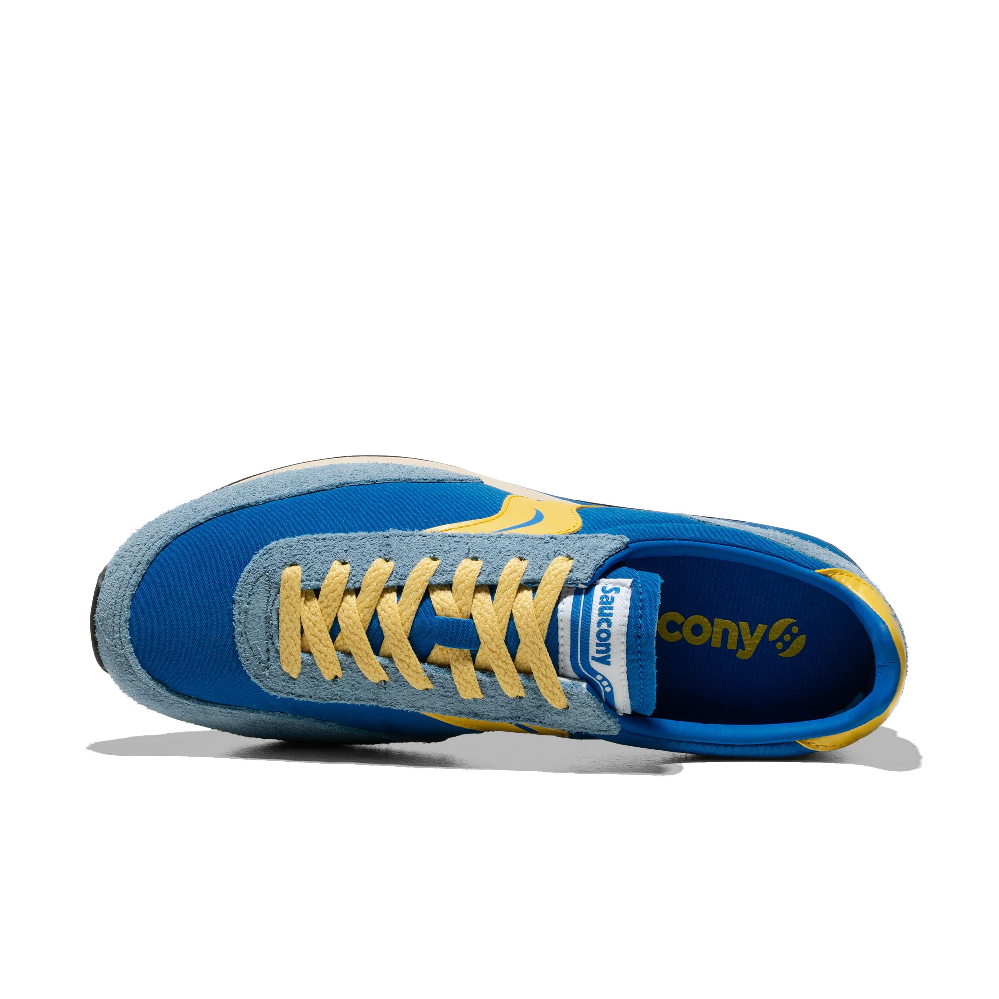 Saucony Trainer 80 Original Blue/Mustard - Image 6