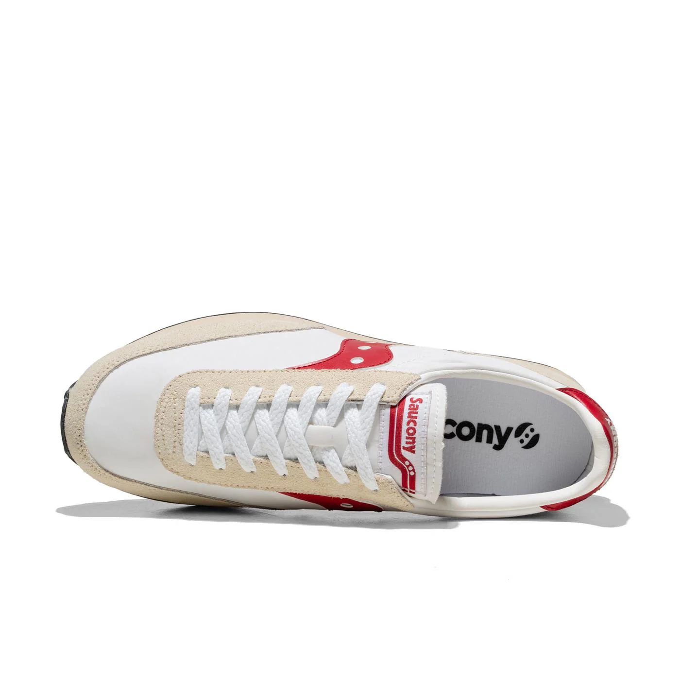 Saucony Trainer 80 White/Red - Image 5