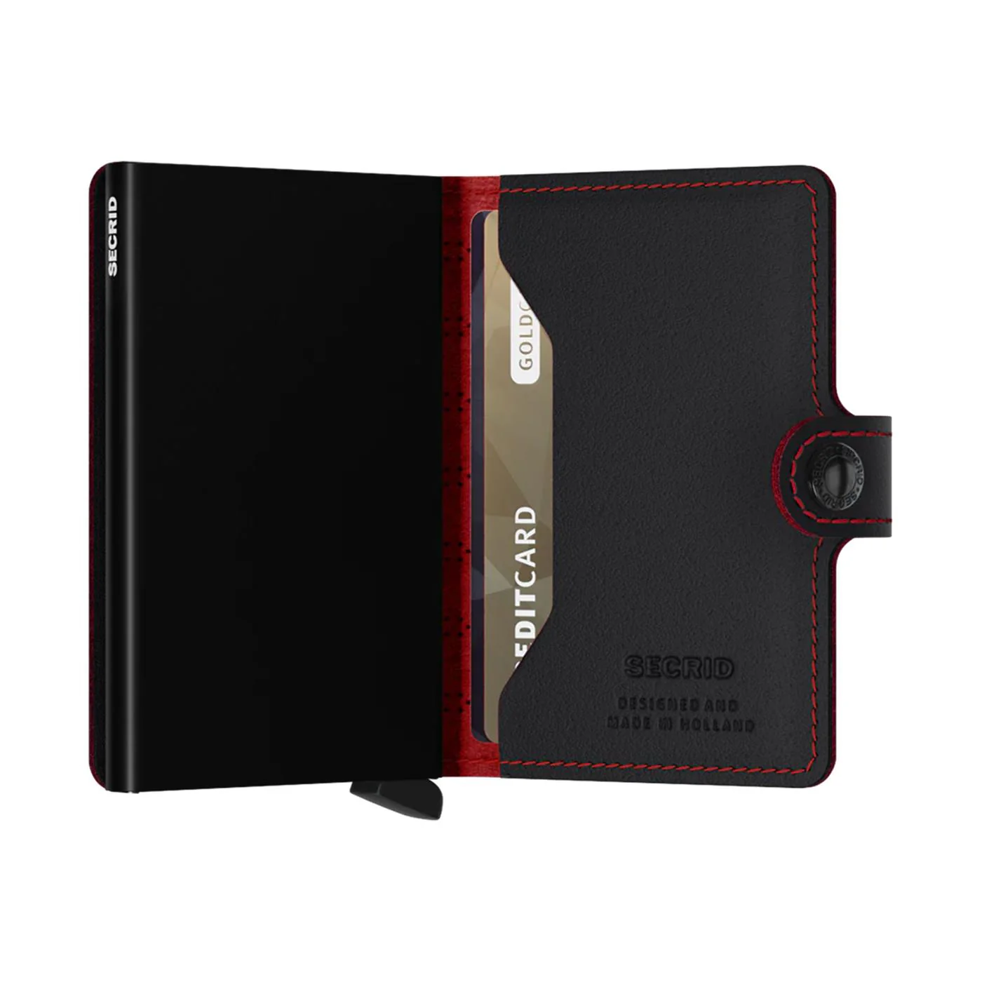 Secrid Miniwallet Fuel Black/Red - Image 3