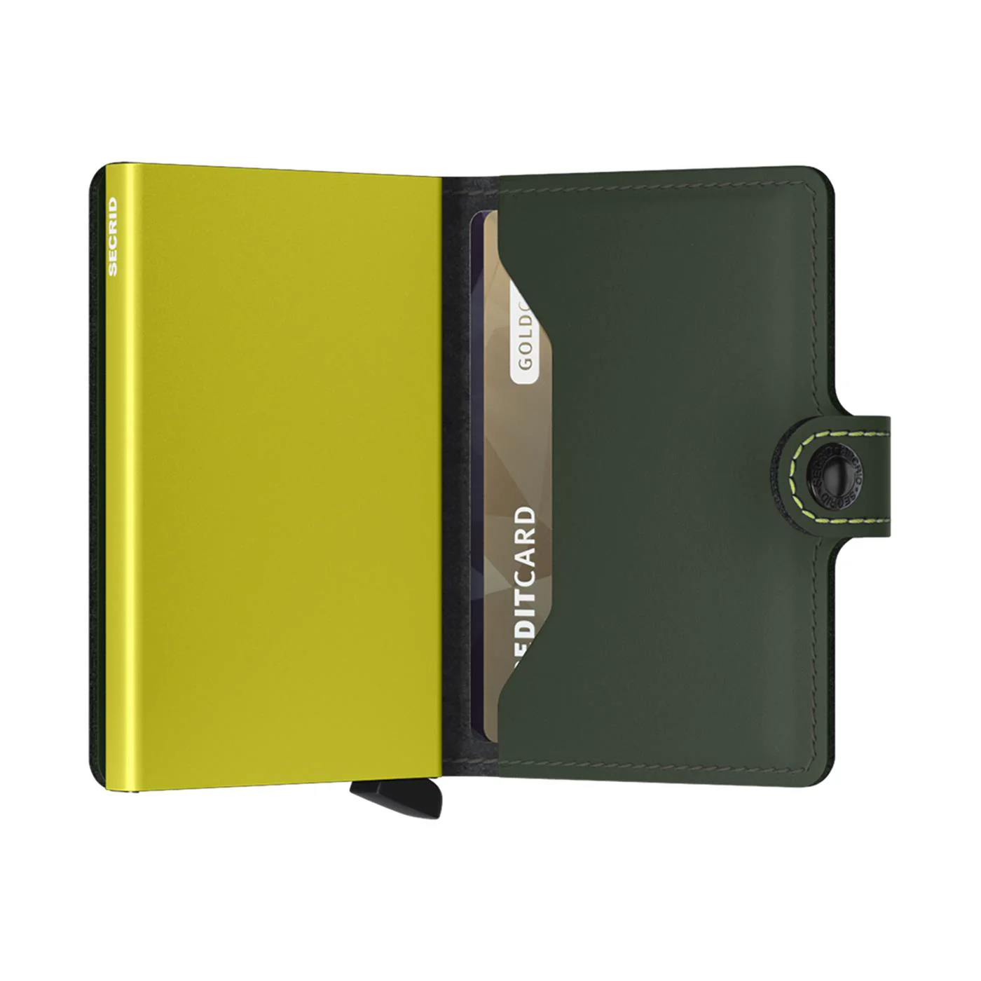 Secrid Miniwallet Matte Green & Lime - Image 3
