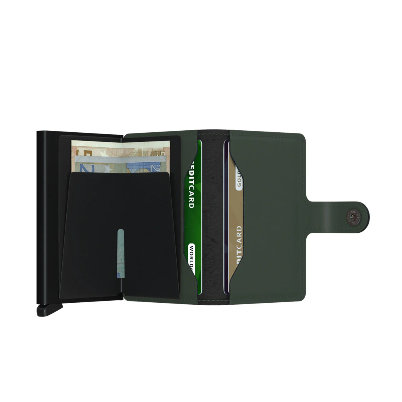 Secrid Miniwallet Matte Green/Black - Image 3