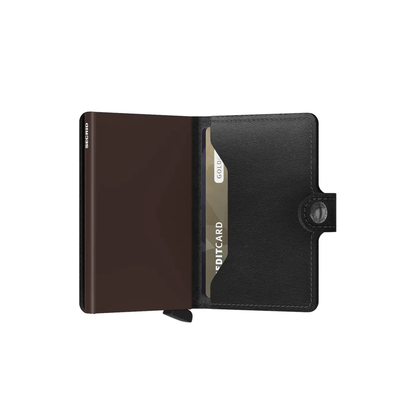 Secrid Miniwallet Original Black/Brown - Image 3