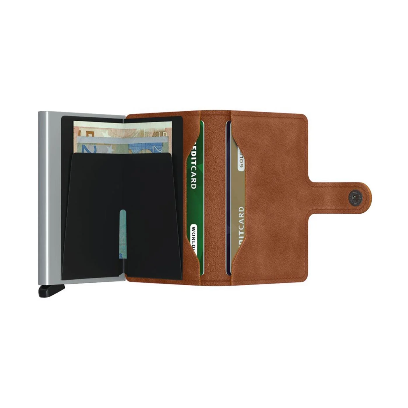 Secrid Miniwallet Vintage Cognac/Silver - Image 2