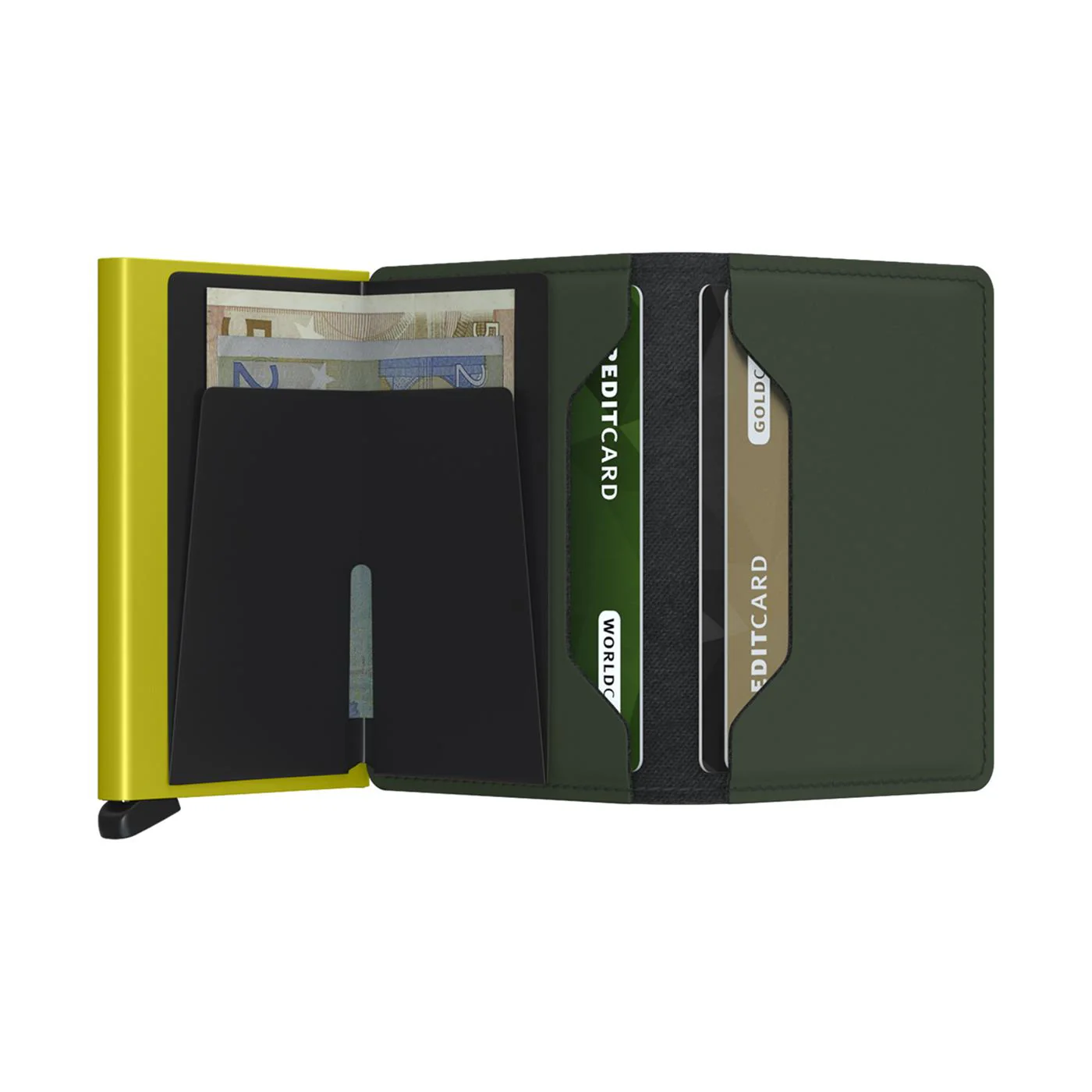 Secrid Slimwallet Matte Green & Lime - Image 4