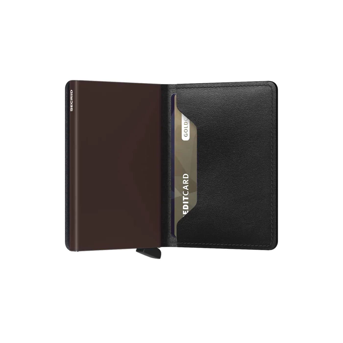 Secrid Slimwallet Original Black/Brown - Image 3