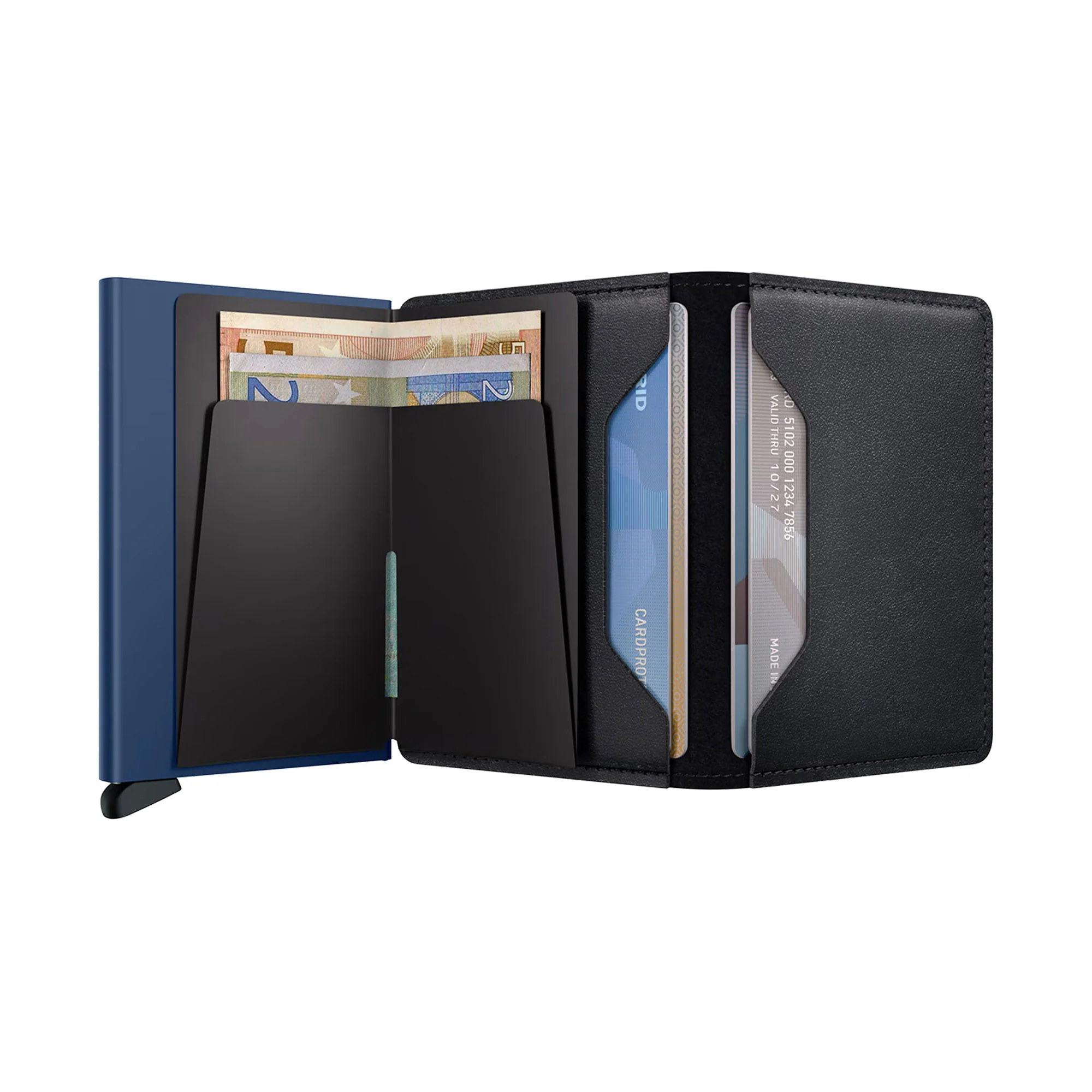 Secrid Slimwallet Original Black/Navy - Image 4