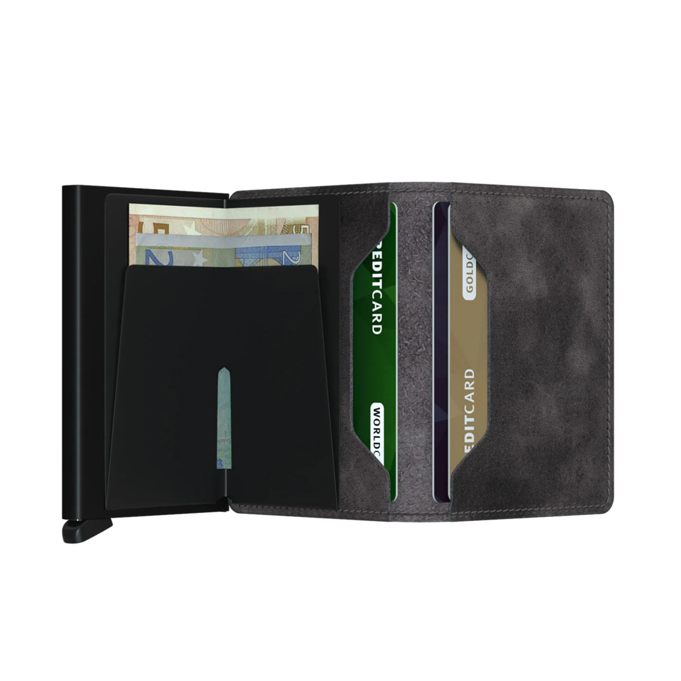 Secrid Slimwallet Vintage Grey/Black - Image 3
