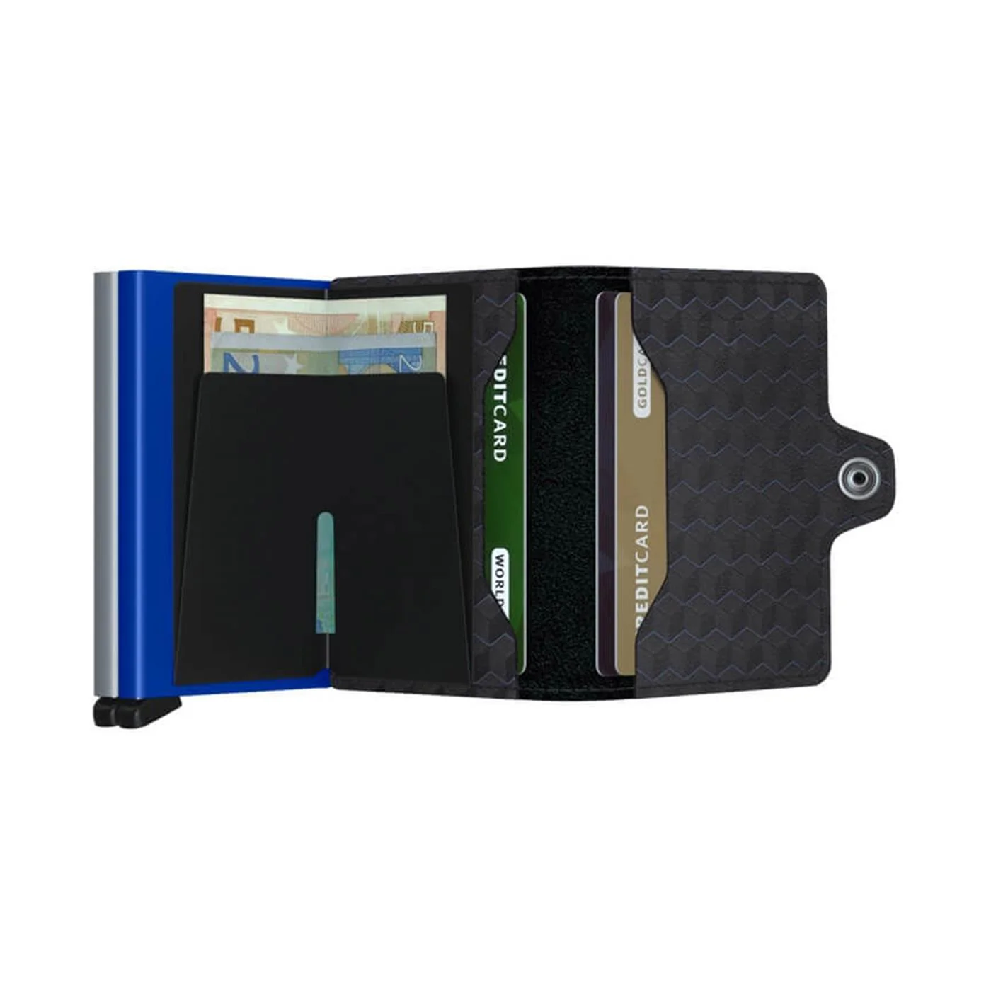 Secrid Twinwallet Optical Titanium/Blue - Image 3