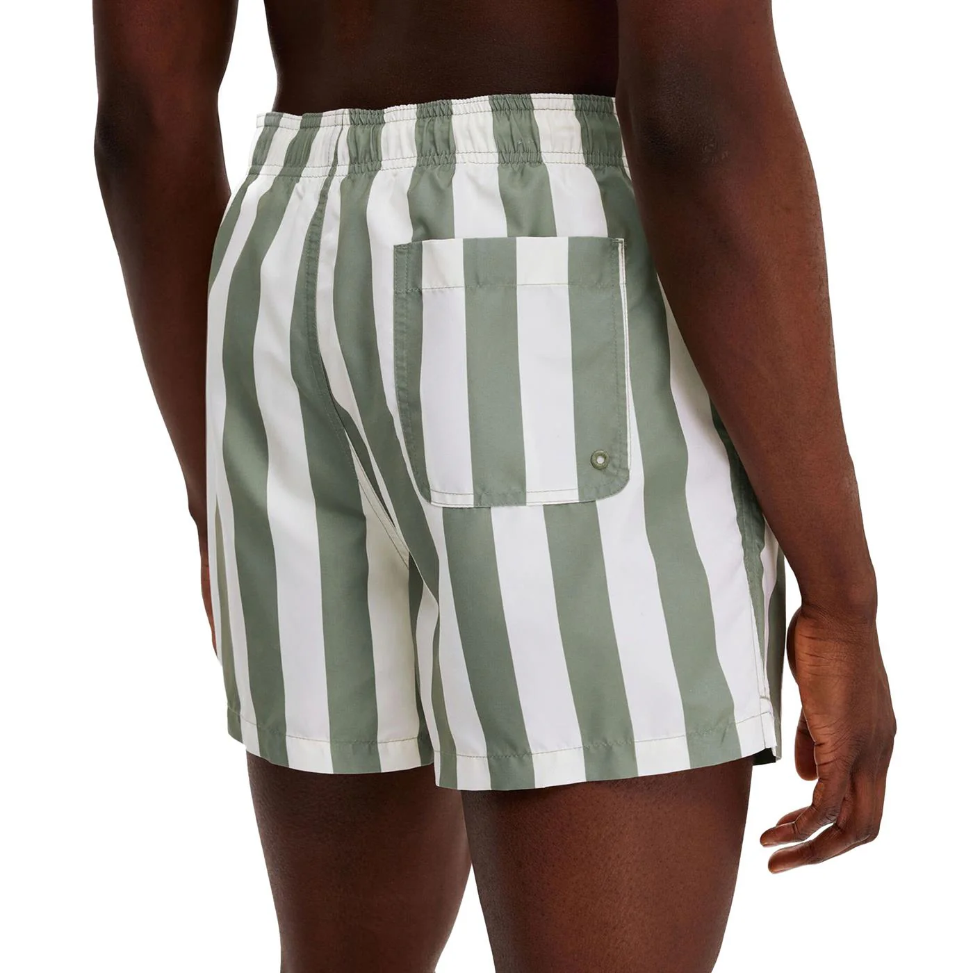Selected Homme Dane AOP Swim Shorts Cloud Dancer W. Stripes - Image 3