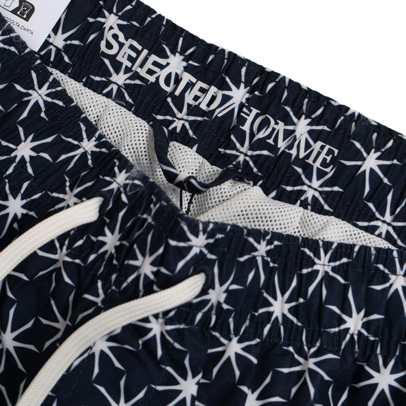 Selected Homme Dane AOP Swim Shorts Sky Captain - Image 4