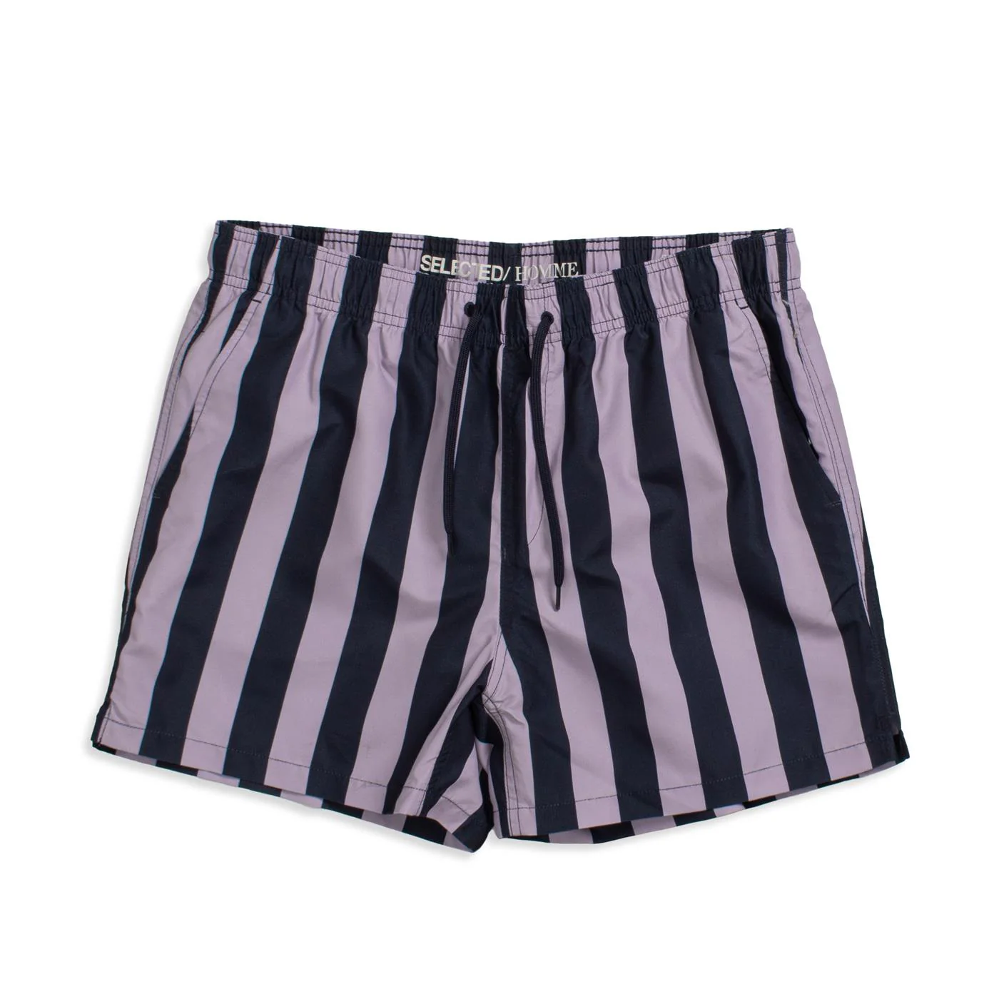 Selected Homme Dane AOP Swim Shorts Sky Captain W. Stripes