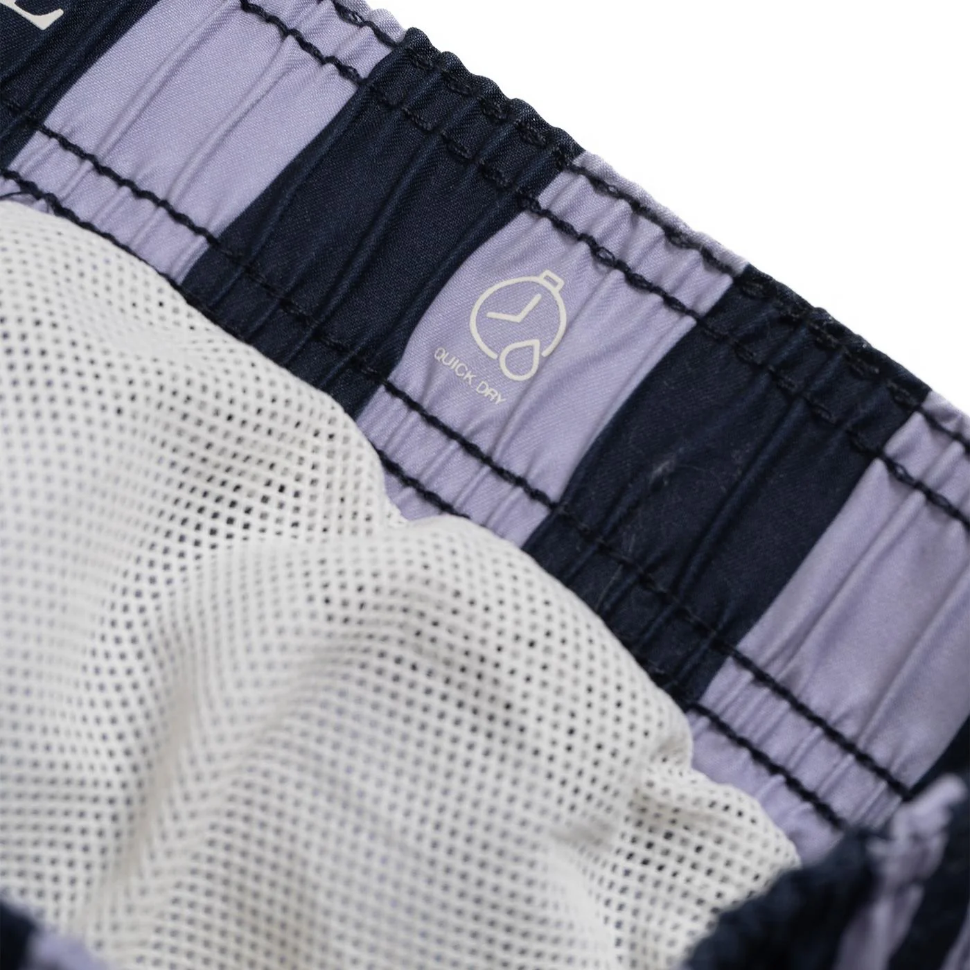 Selected Homme Dane AOP Swim Shorts Sky Captain W. Stripes - Image 3