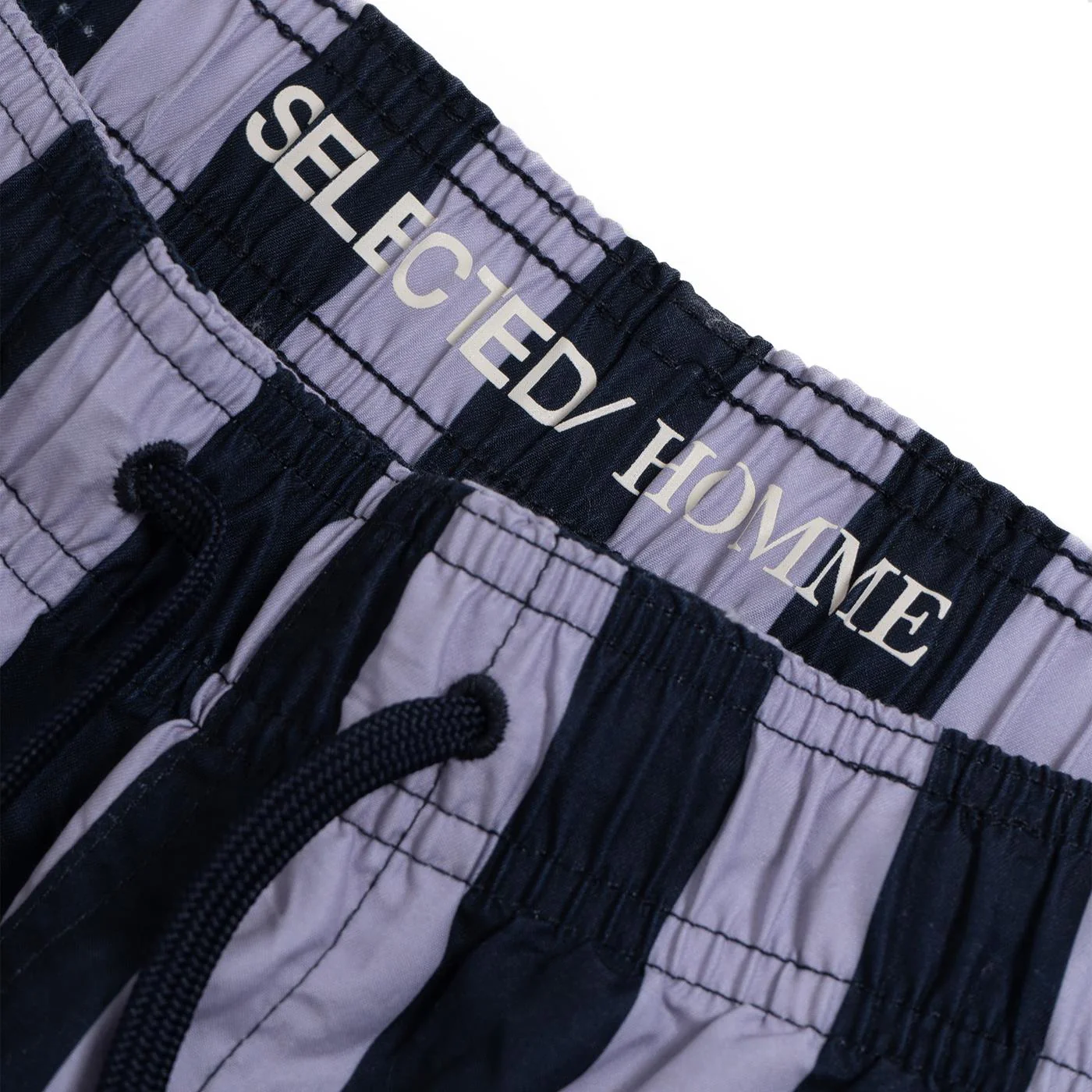 Selected Homme Dane AOP Swim Shorts Sky Captain W. Stripes - Image 5