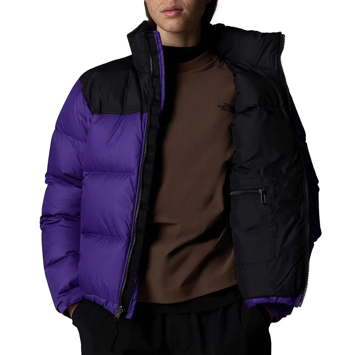 The North Face 1996 Retro Nuptse Jacket Peak Purple/TNF Blak - Image 5