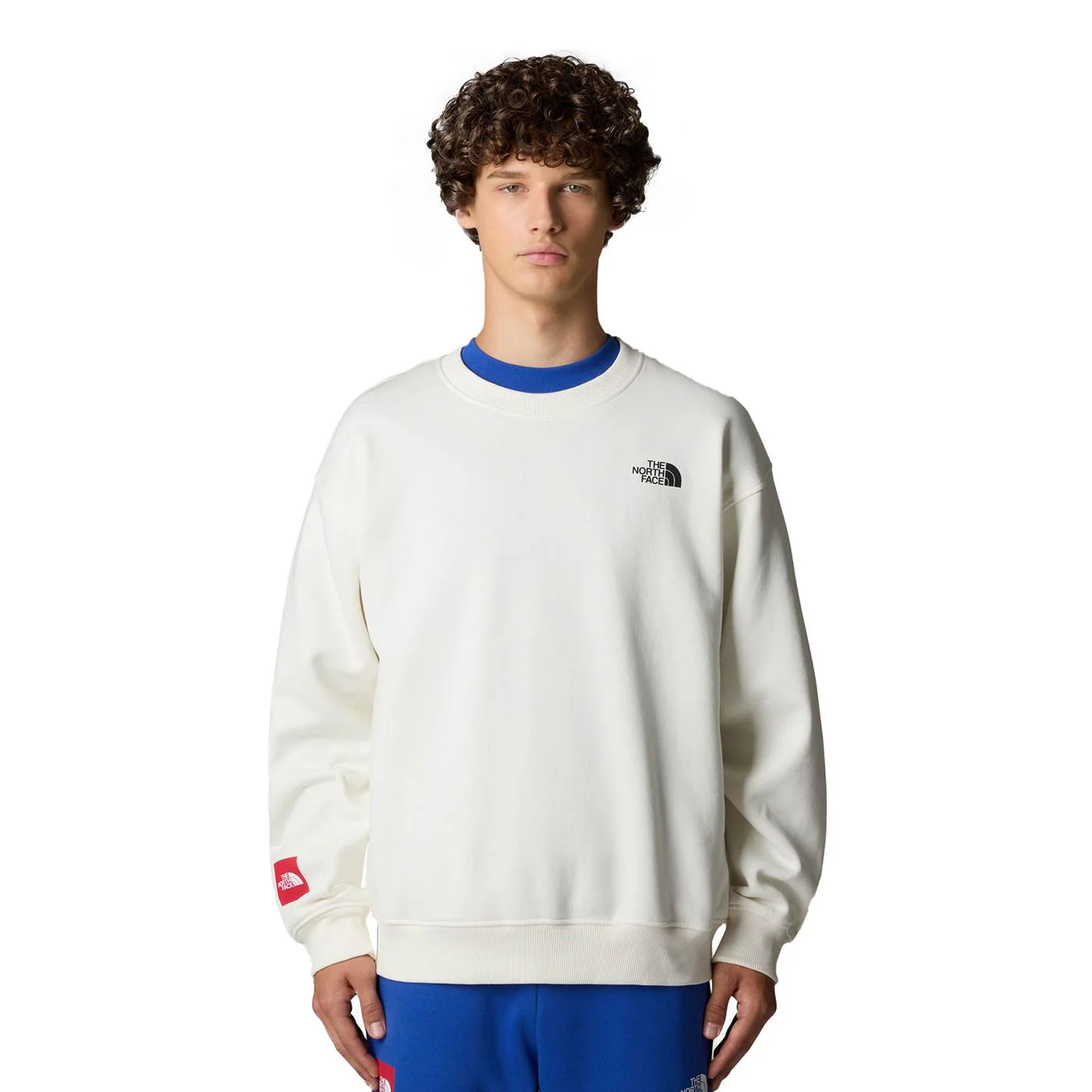 The North Face Axys Crew White Dune