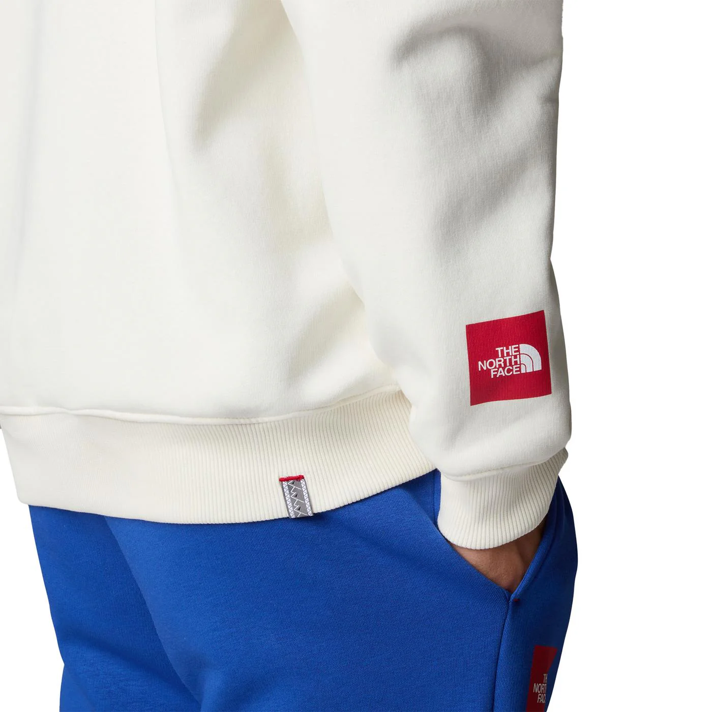 The North Face Axys Crew White Dune - Image 4