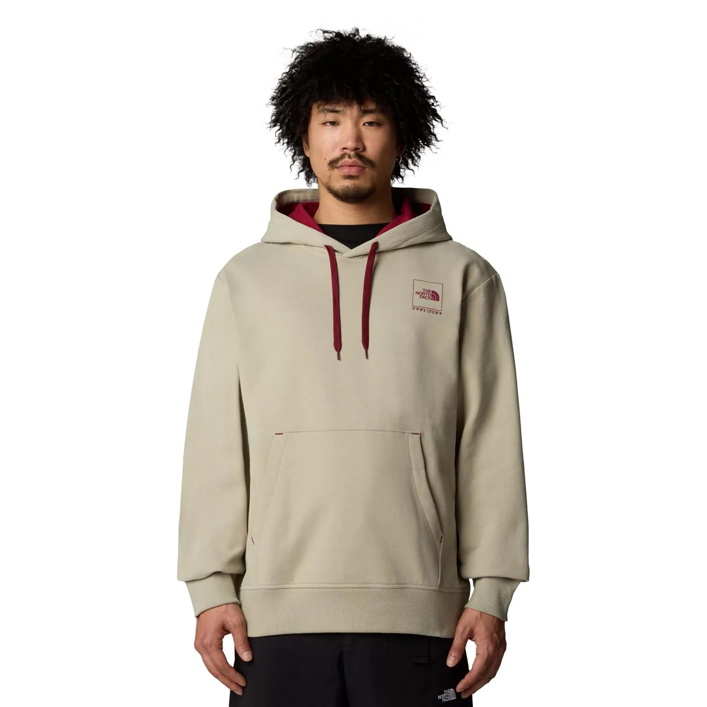 The North Face Coordinates Hoodie Clay Grey - Image 2