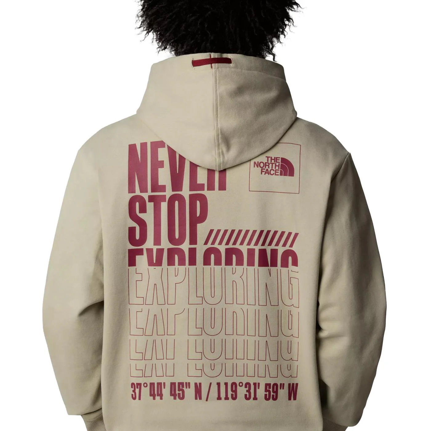 The North Face Coordinates Hoodie Clay Grey - Image 3