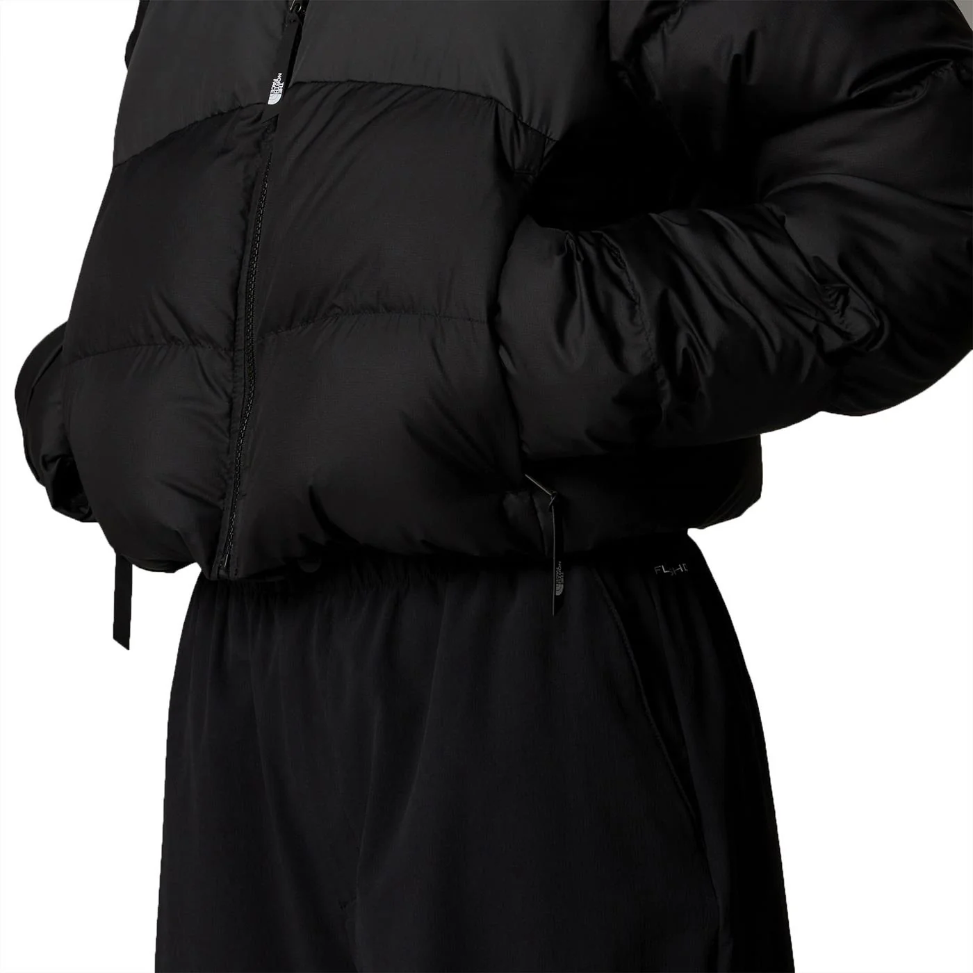 The North Face Cropped Saikuru Jacket TNF Black/Asphalt Grey - Image 4
