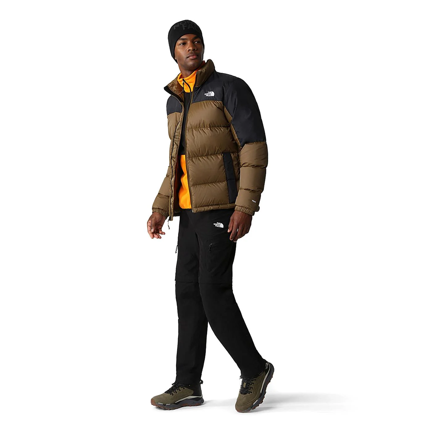 The North Face Diablo Down Jacket Military Olive/TNF Black - Image 4