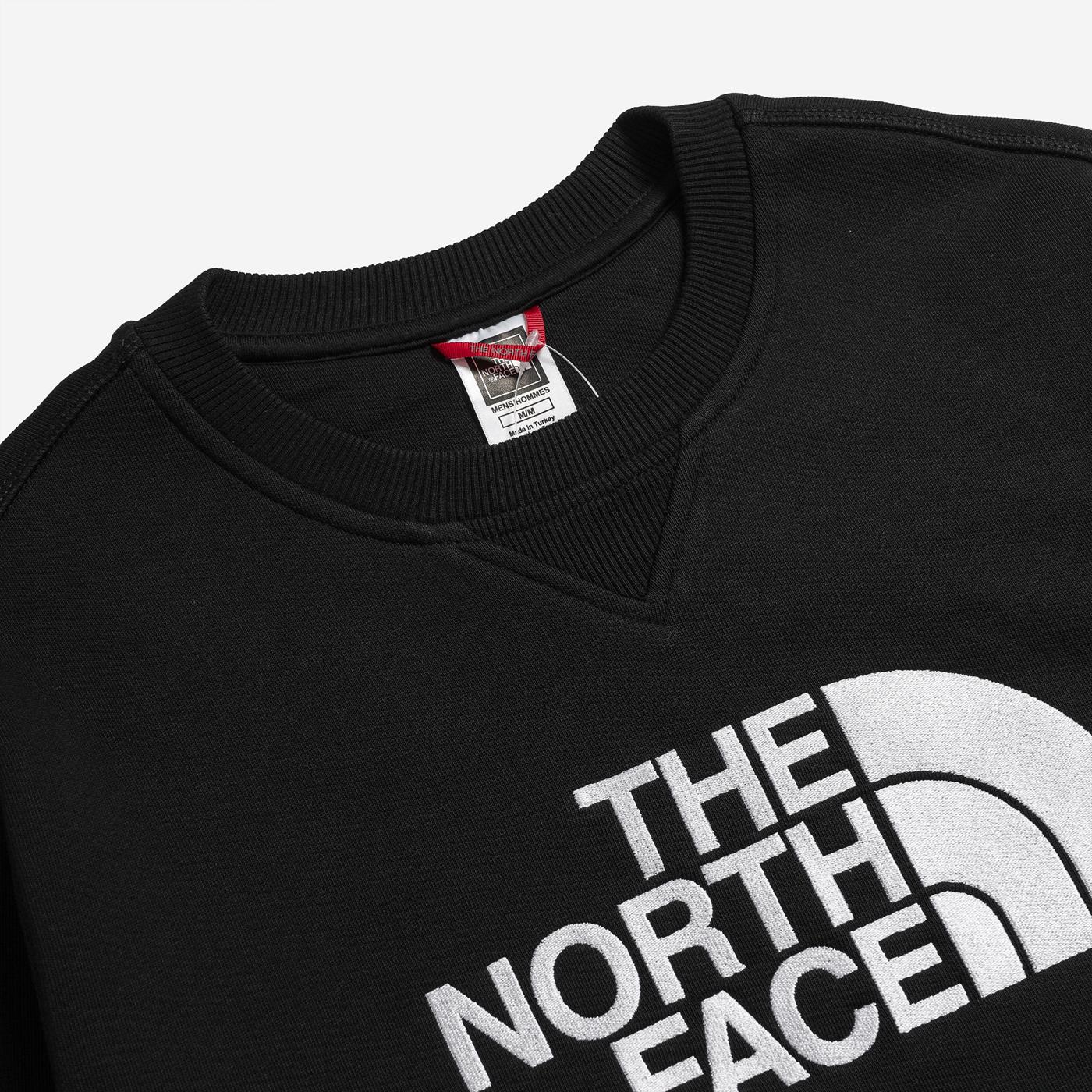 The North Face Drew Peak Crew Sweat TNF Black/TNF White - Image 3