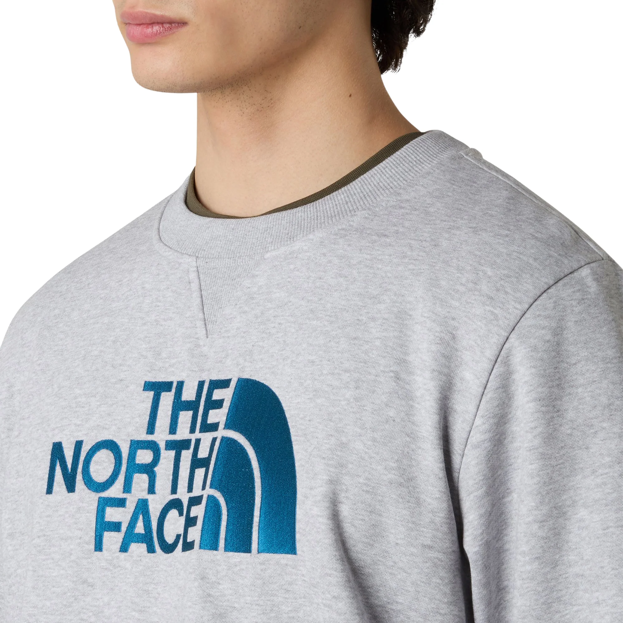 The North Face Drew Peak Crew TNF Light Grey Heather - Image 3