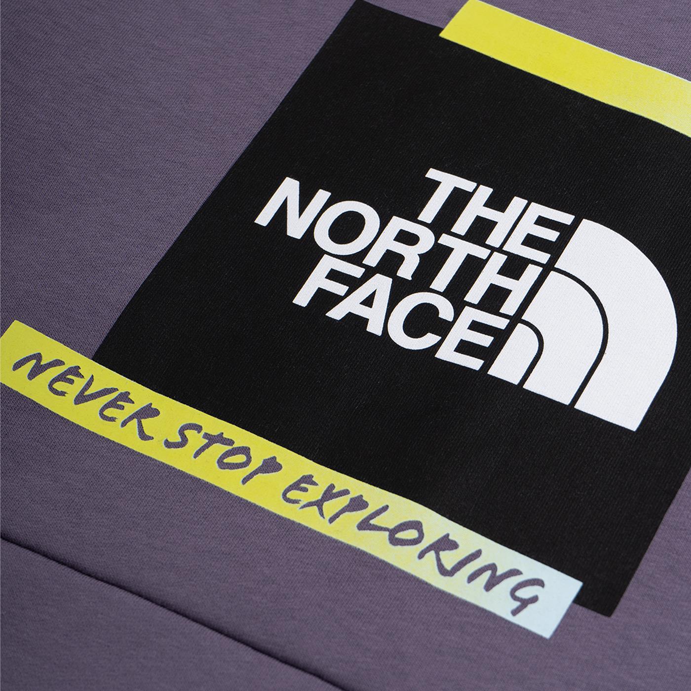 The North Face ES Graphic Hoodie Lunar Slate - Image 4