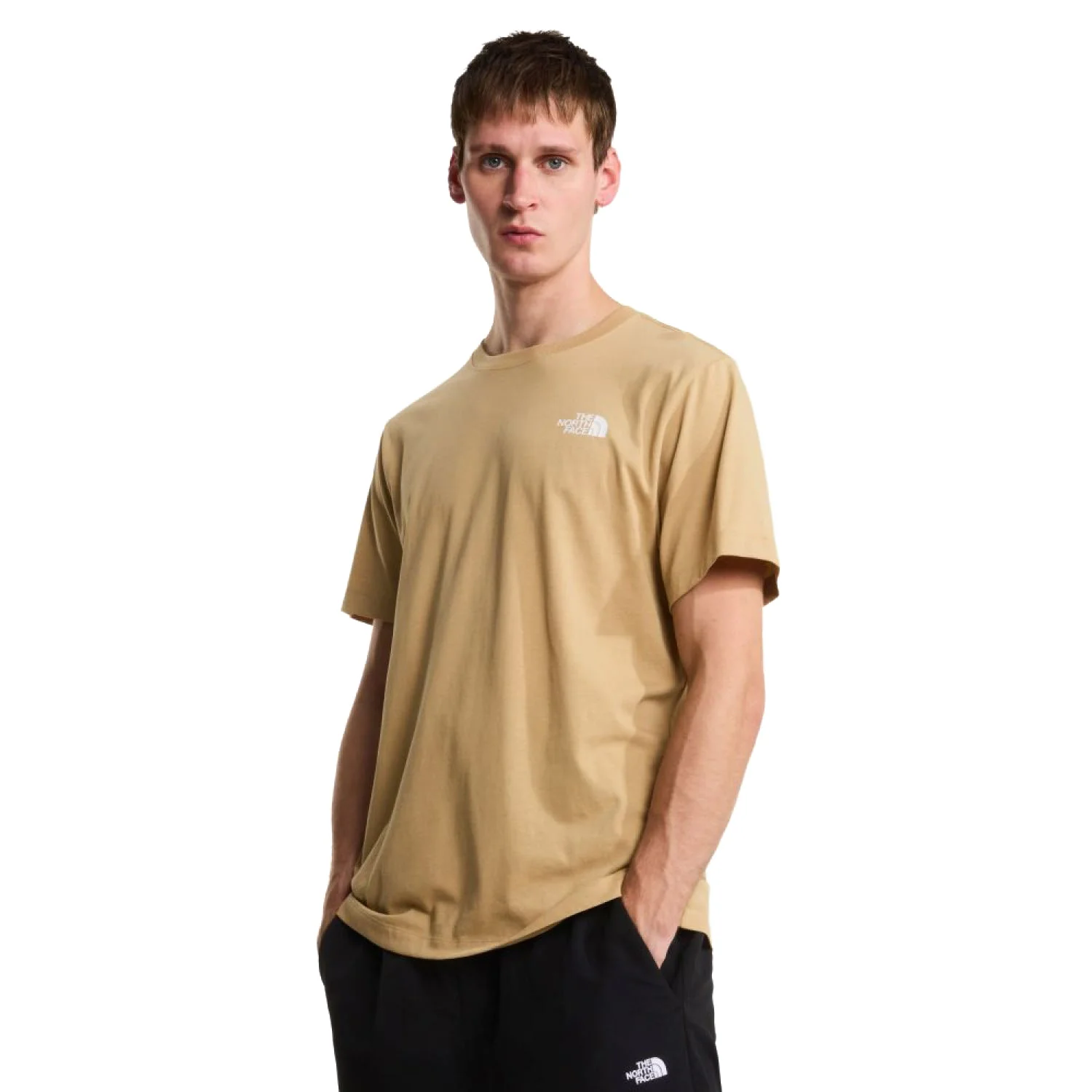 The North Face Evolution Box NSE Regular SS Tee Khaki Stone