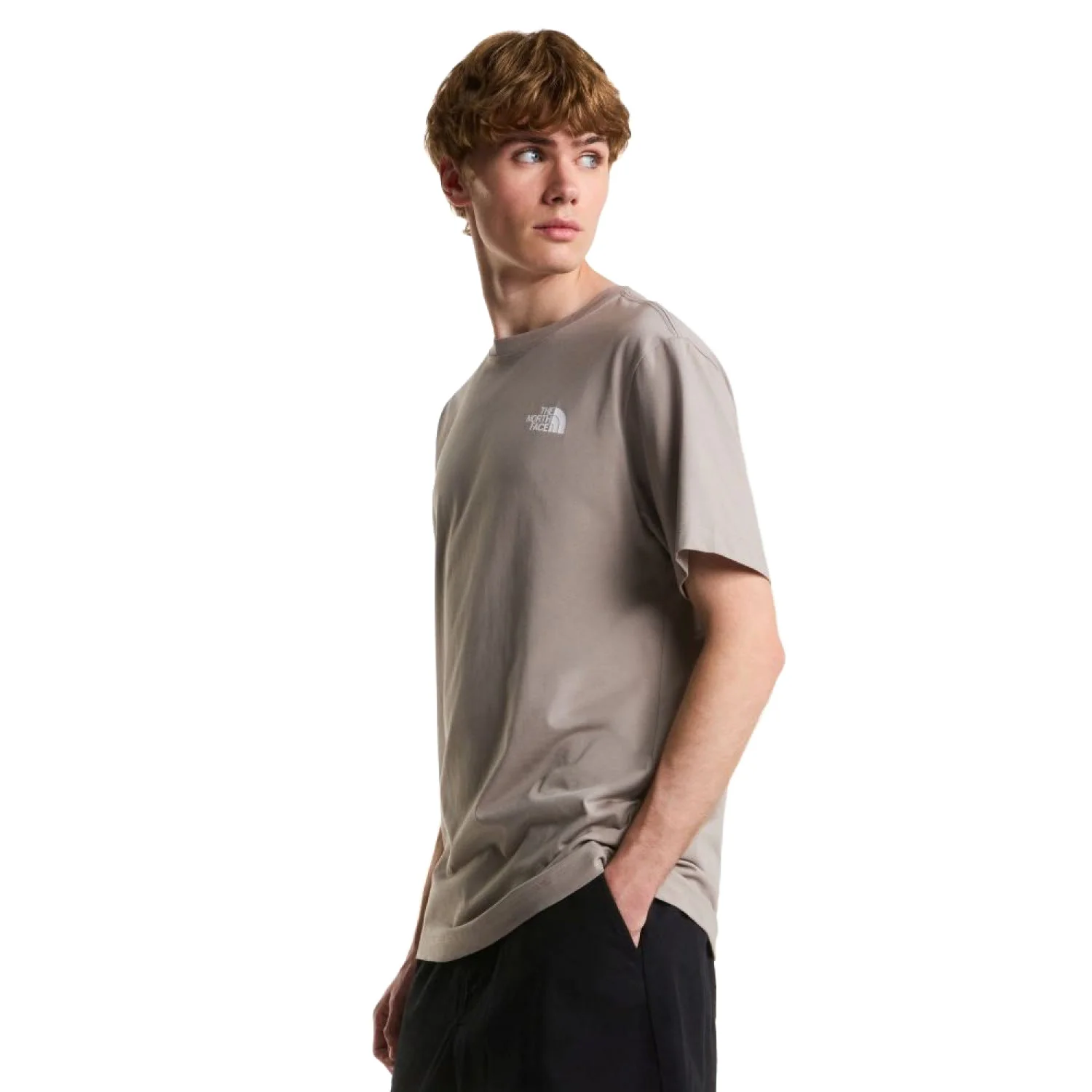 The North Face Evolution Box NSE Regular SS Tee Stone Slab - Image 3
