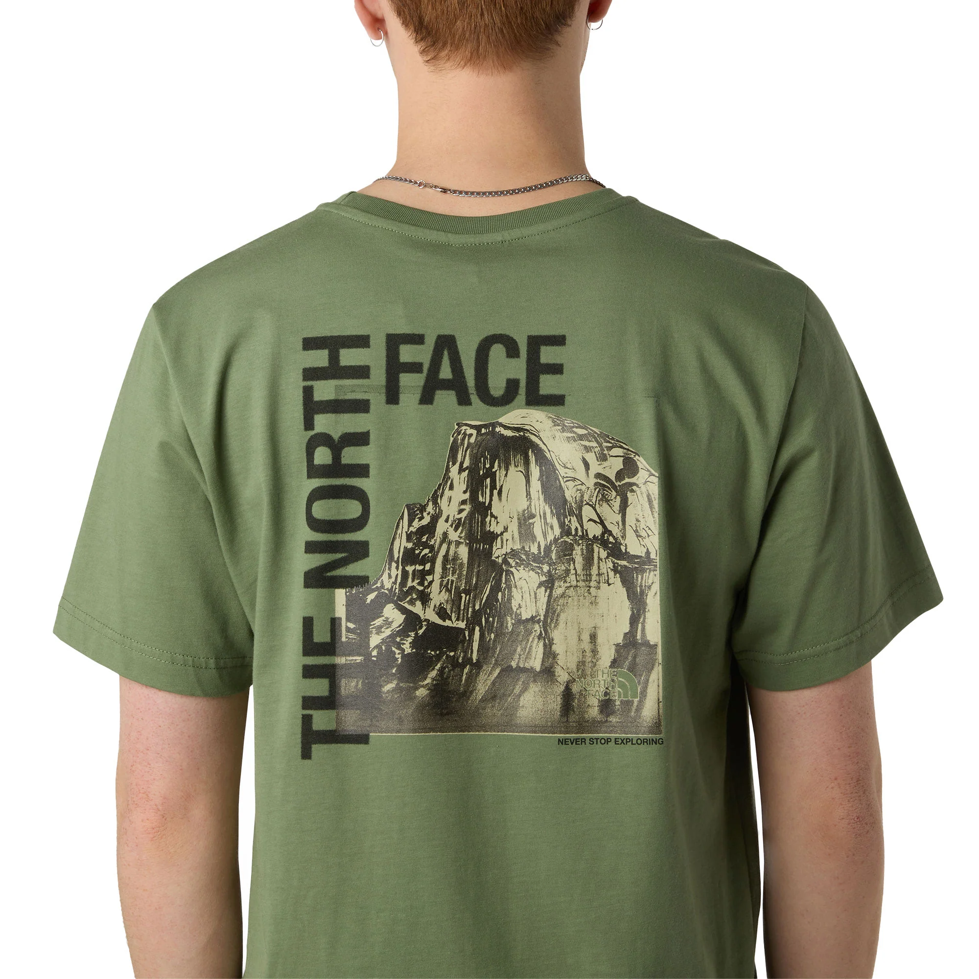 The North Face Half Dome Photo SS Tee Bark Mist - Image 3
