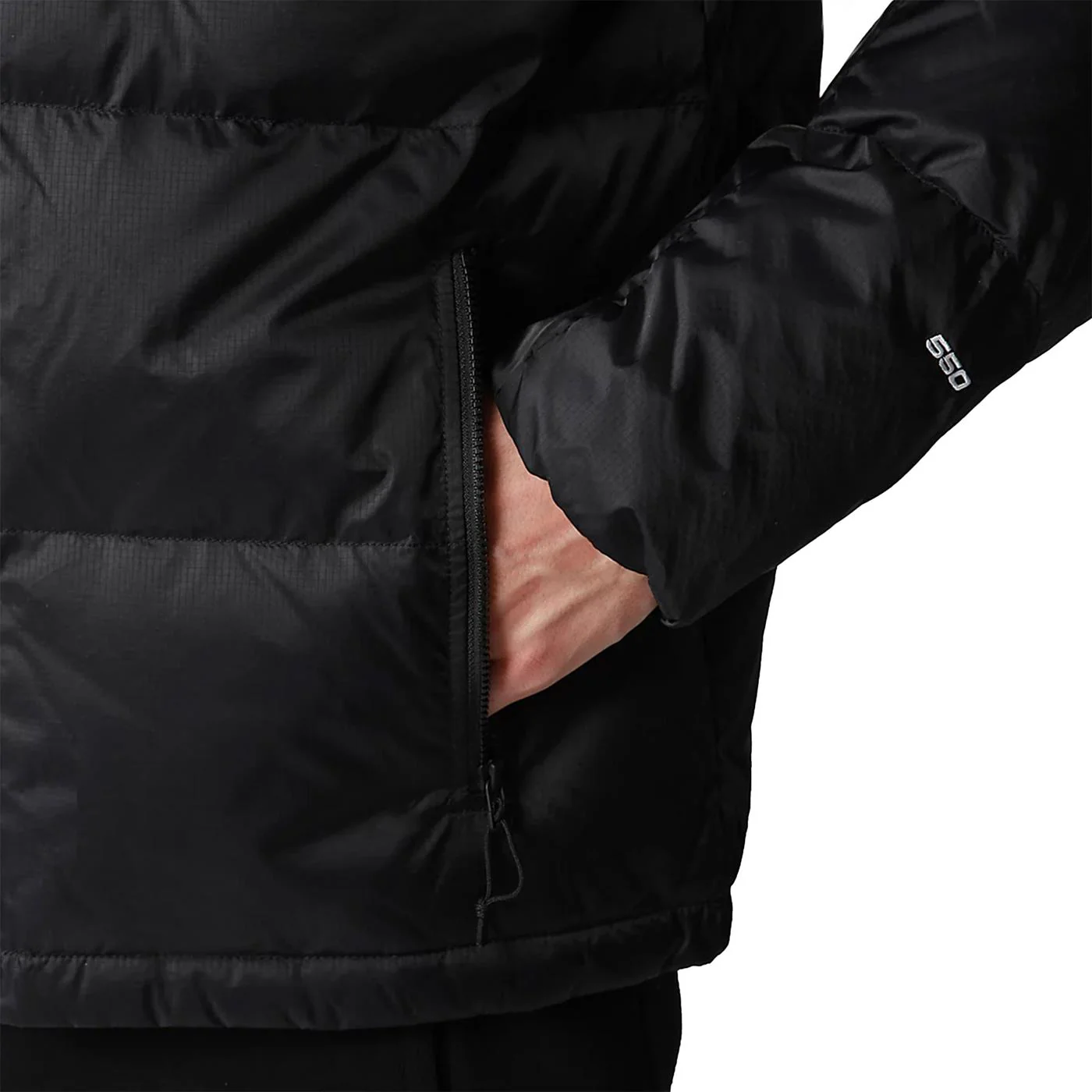 The North Face Himalayan Light Down Hood Jacket TNF Black - Image 5