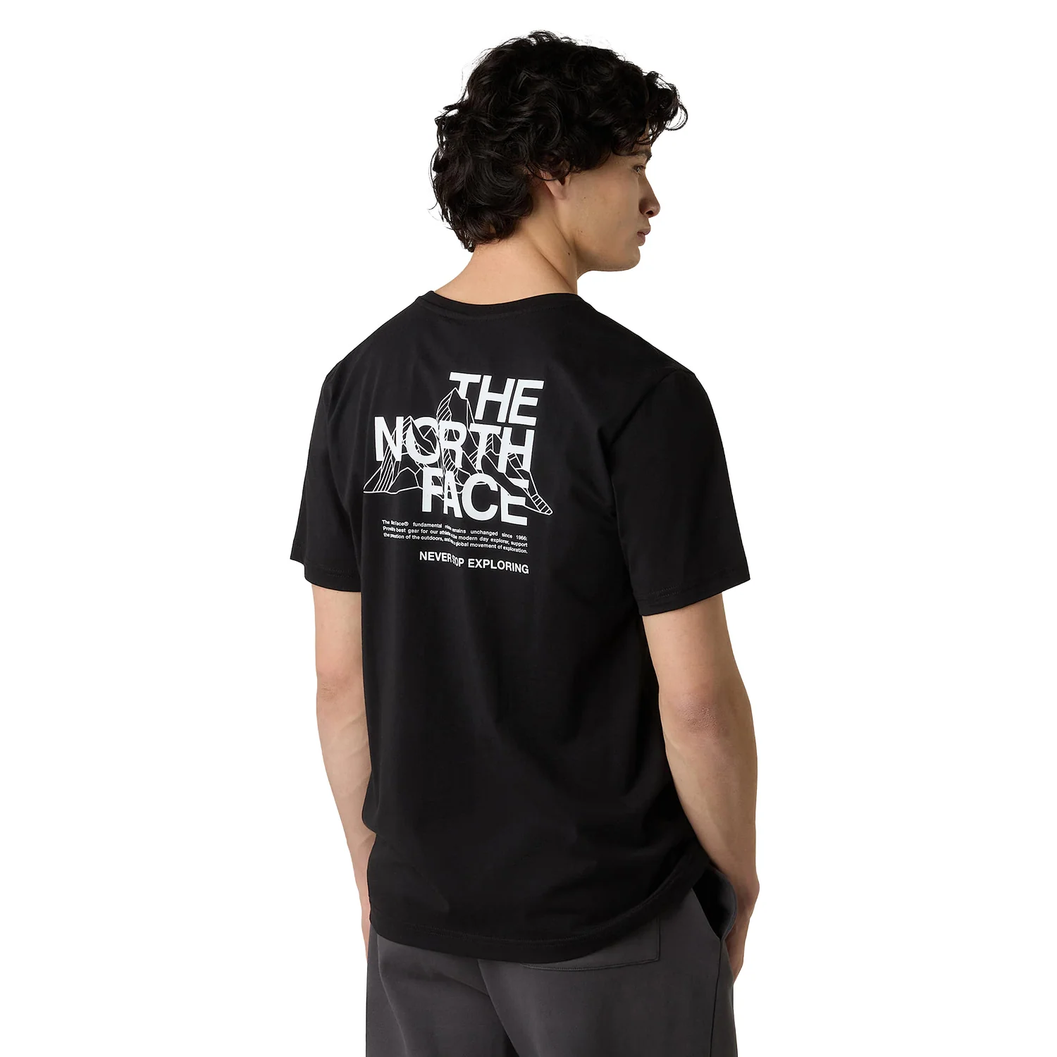The North Face Mountain Sketch Regular SS Tee TNF Black
