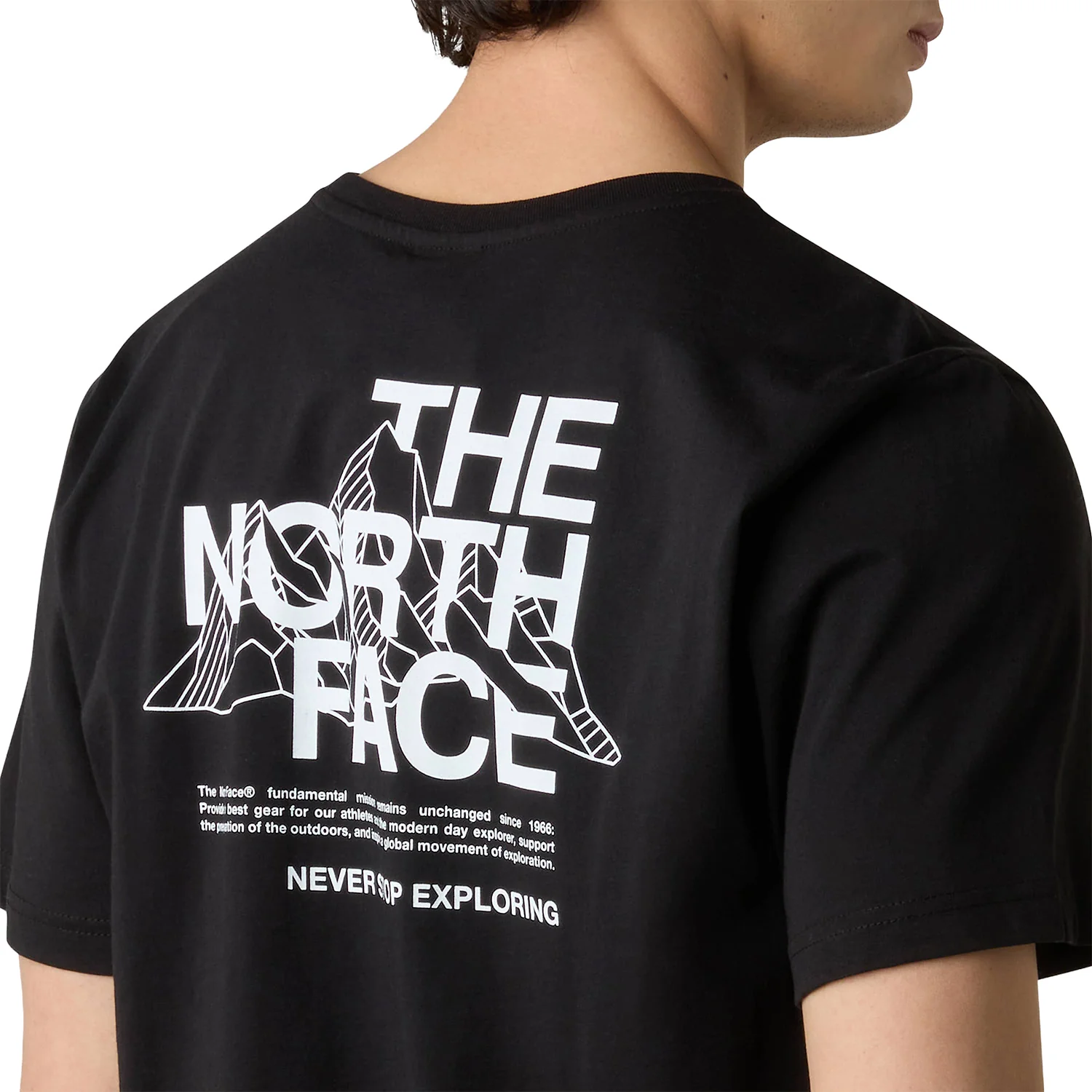 The North Face Mountain Sketch Regular SS Tee TNF Black - Image 4
