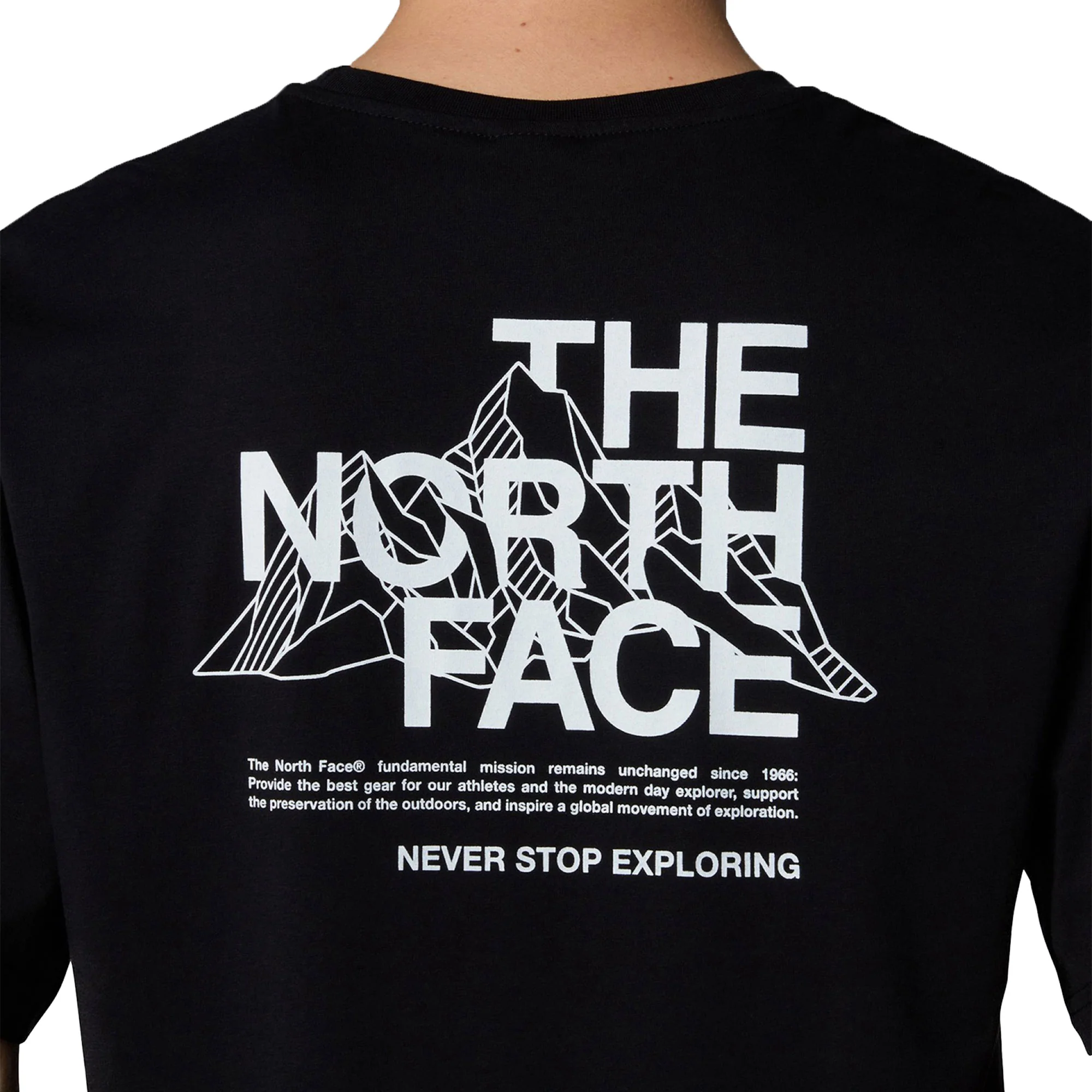 The North Face Mountain Sketch SS Tee TNF Black - Image 3