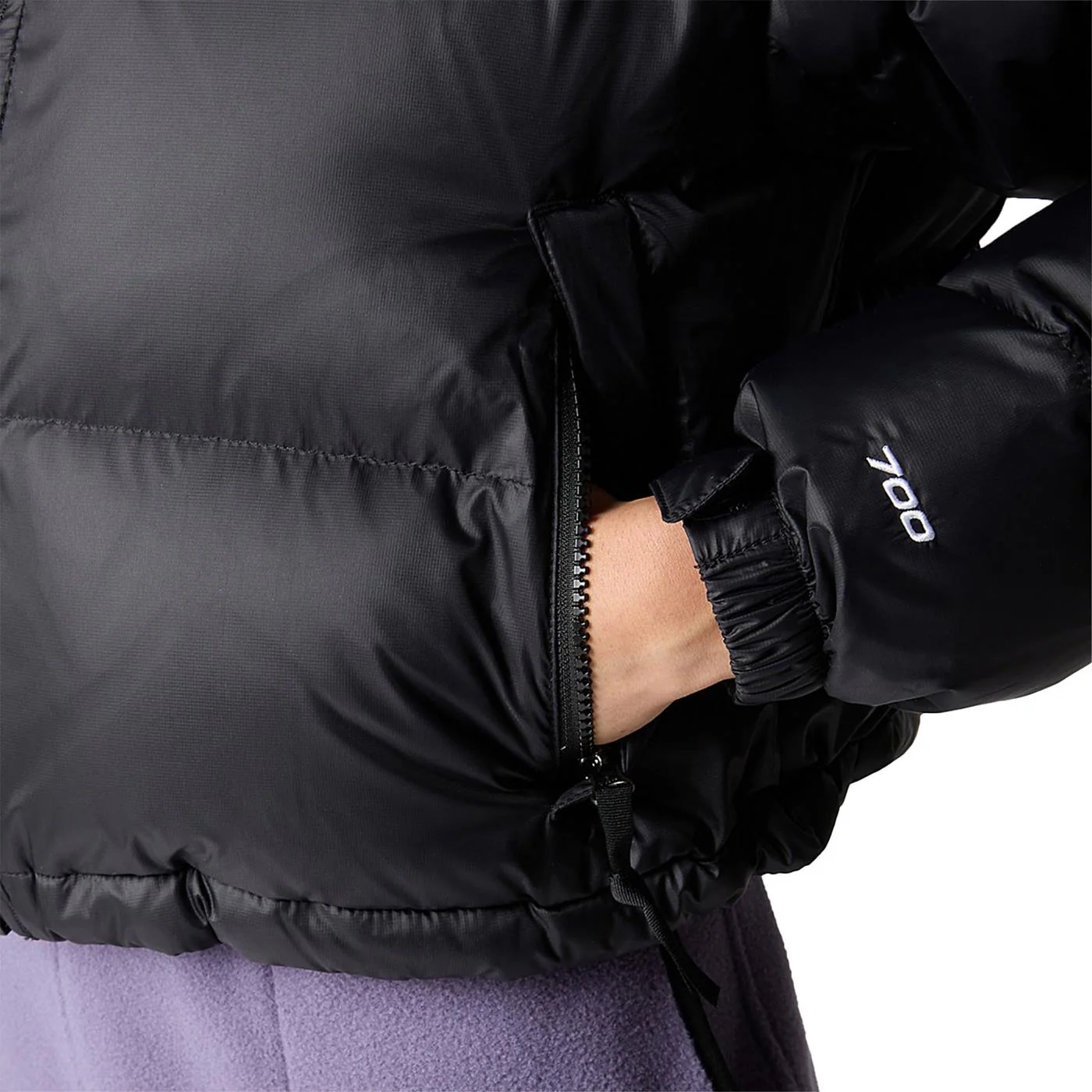 The North Face Nuptse Short Jacket TNF Black/TNF Black - Image 4