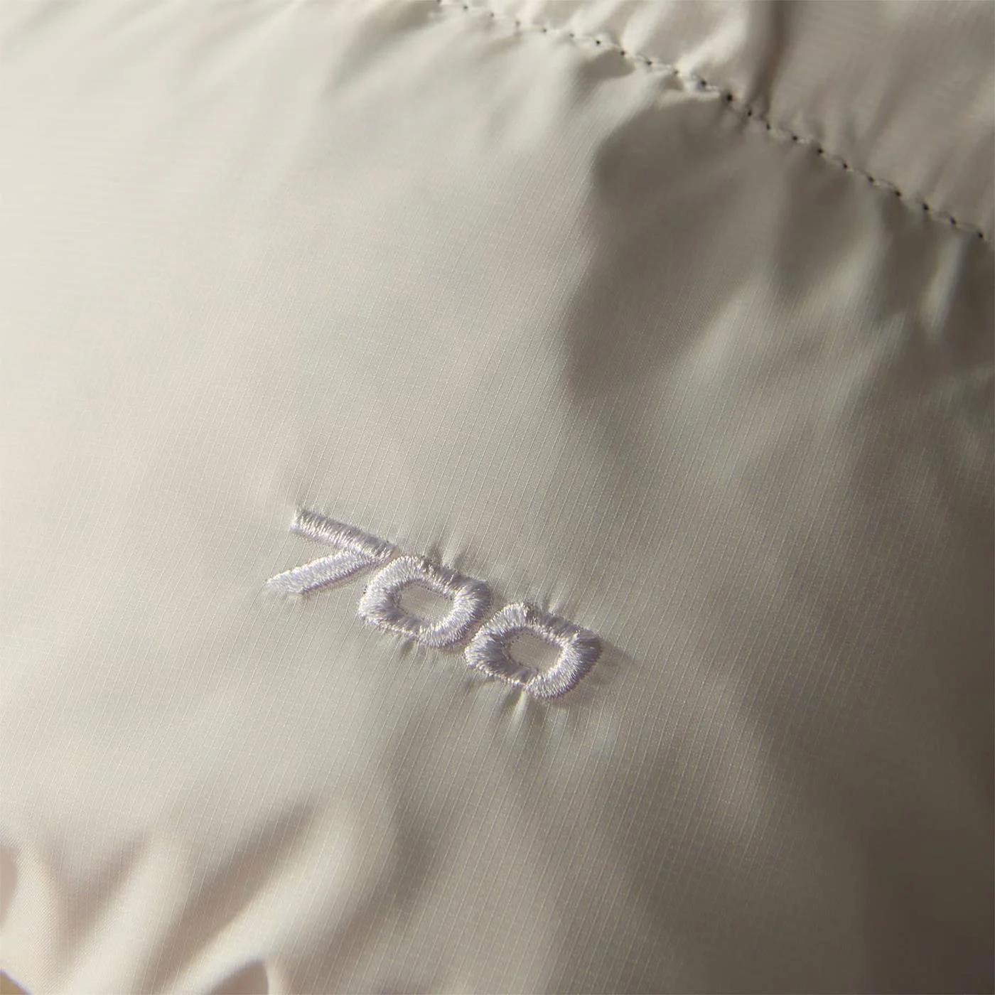 The North Face Nuptse Short Jacket White Dune/NF Black - Image 5