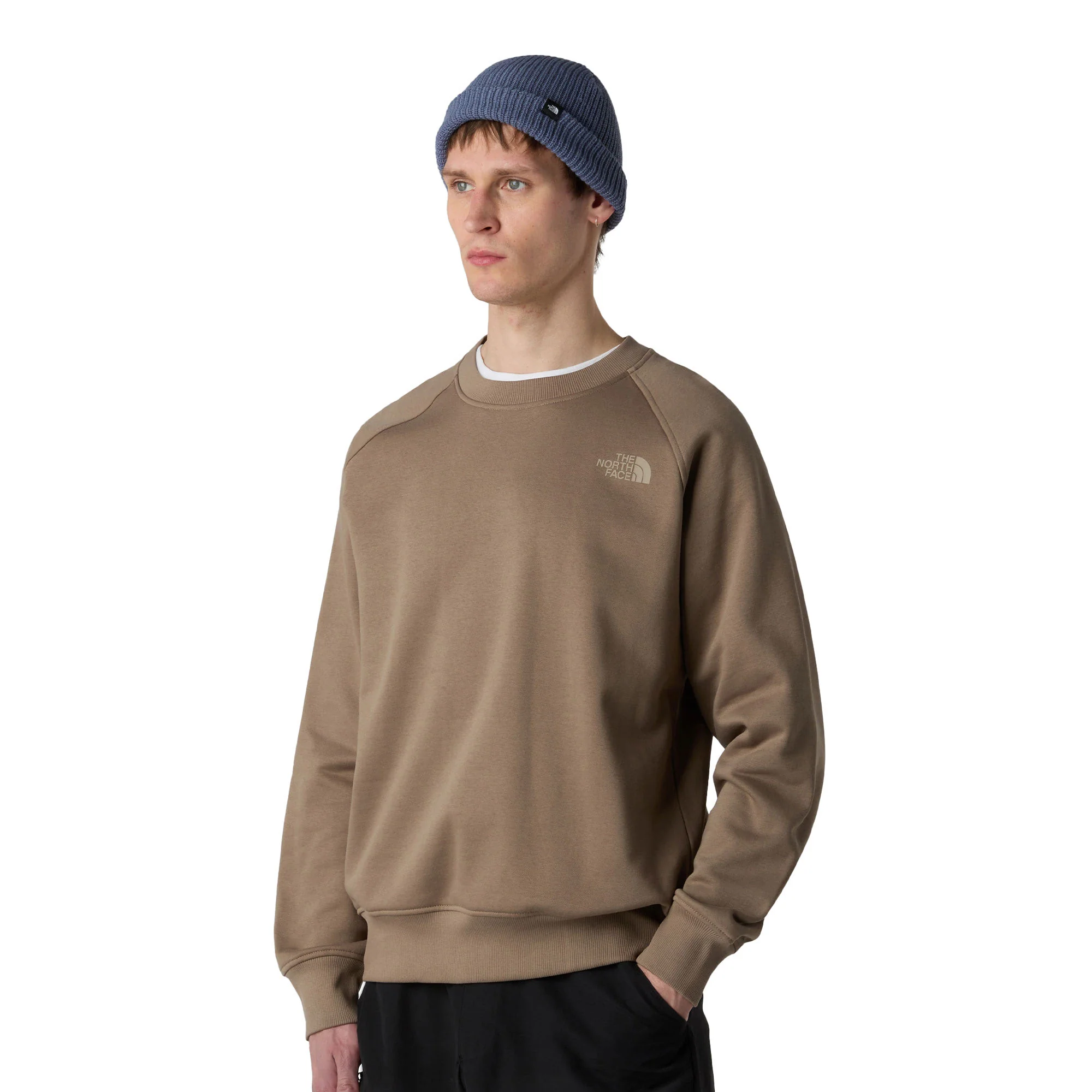 The North Face Raglan Box NSE Crew Mocha Brown/Mushroom - Image 2