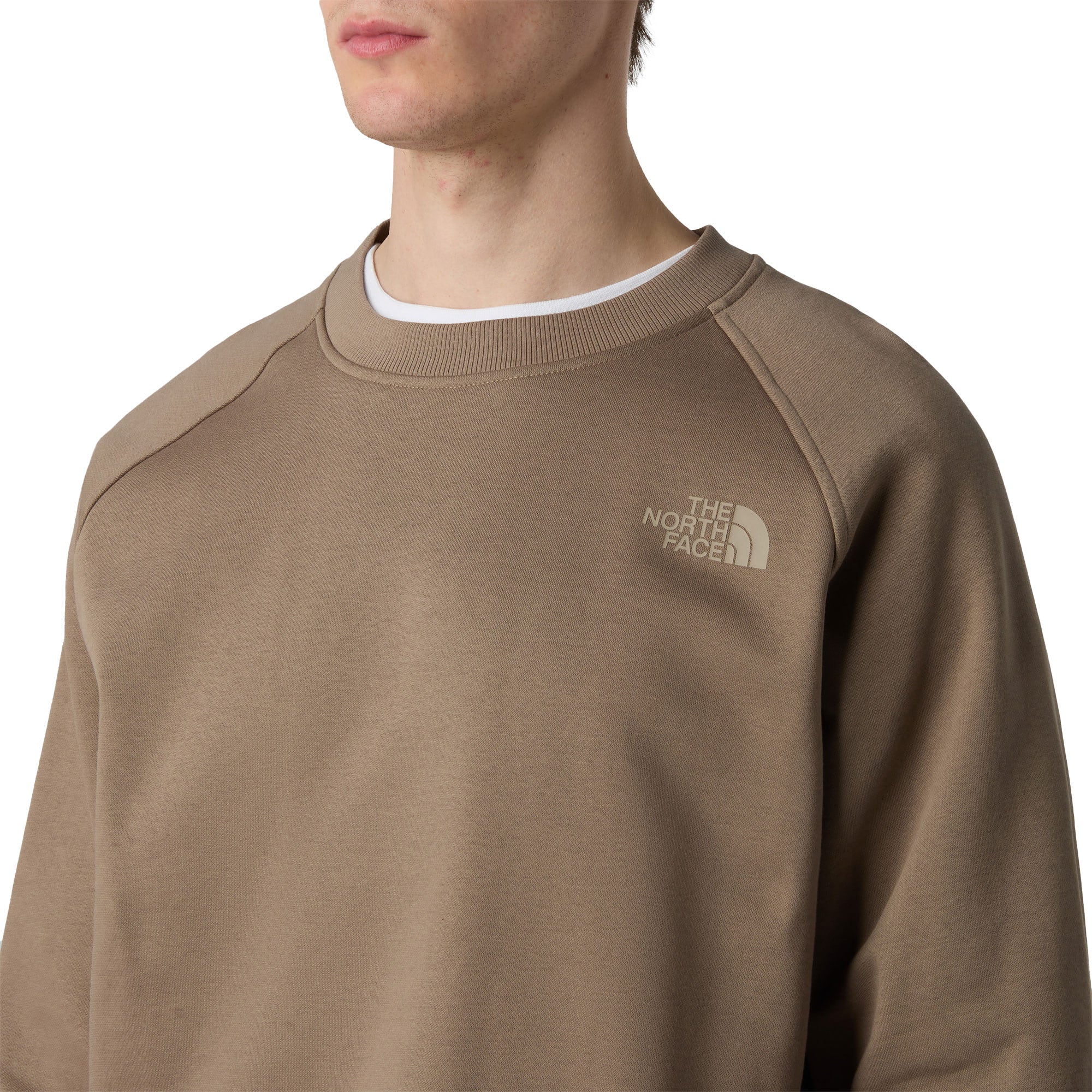 The North Face Raglan Box NSE Crew Mocha Brown/Mushroom - Image 4
