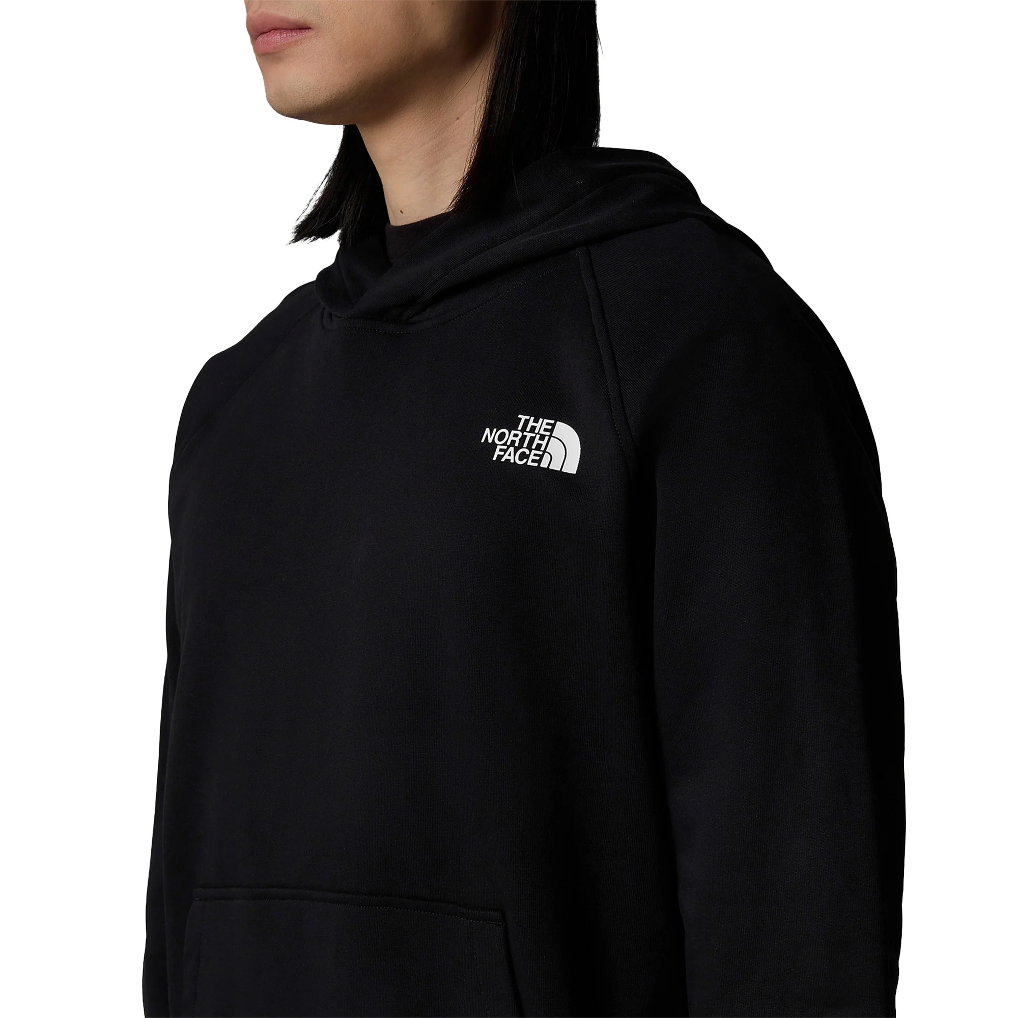 The North Face Raglan Box NSE Hoodie TNF Black/TNF White - Image 3