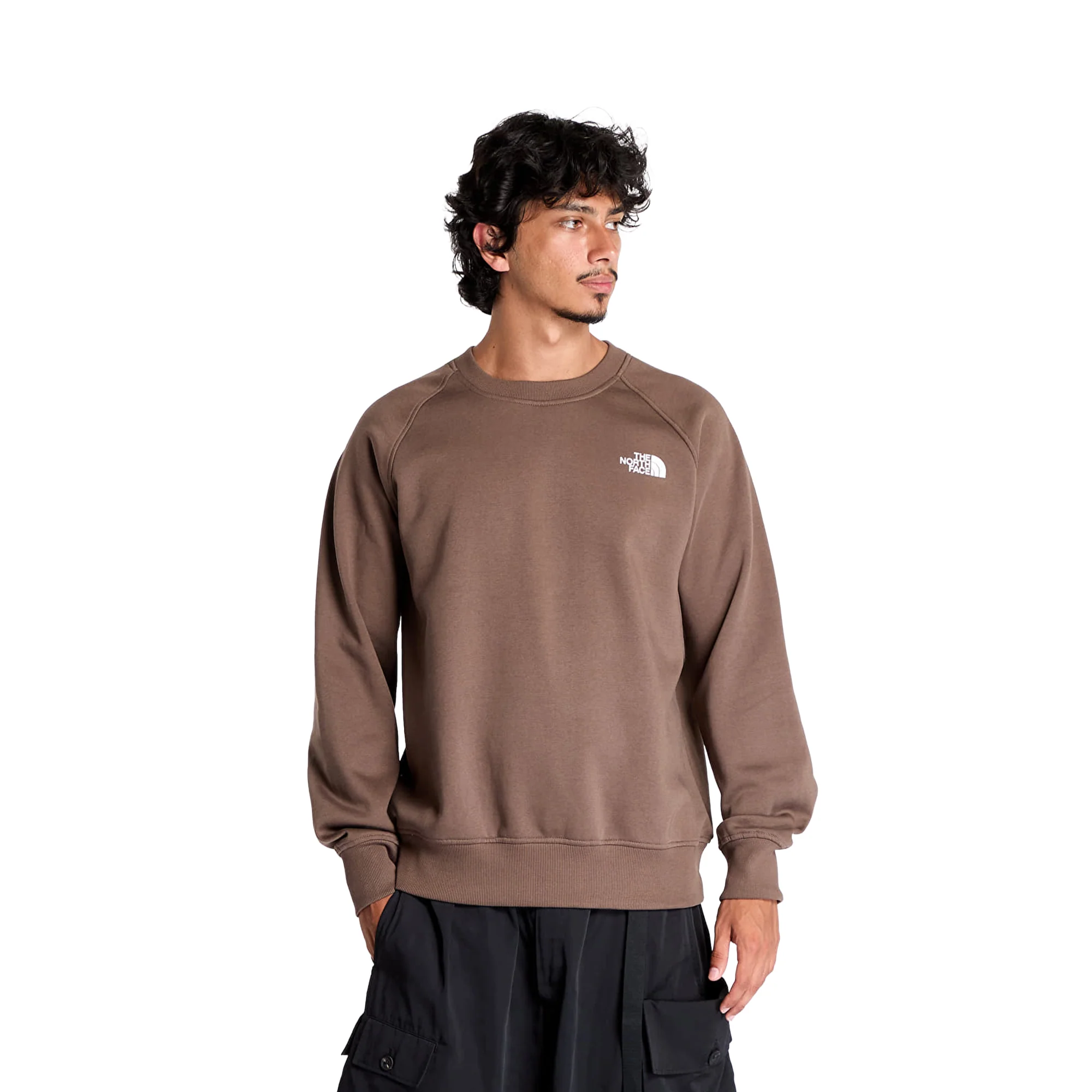 The North Face Raglan Redbox Crew Smokey Brown